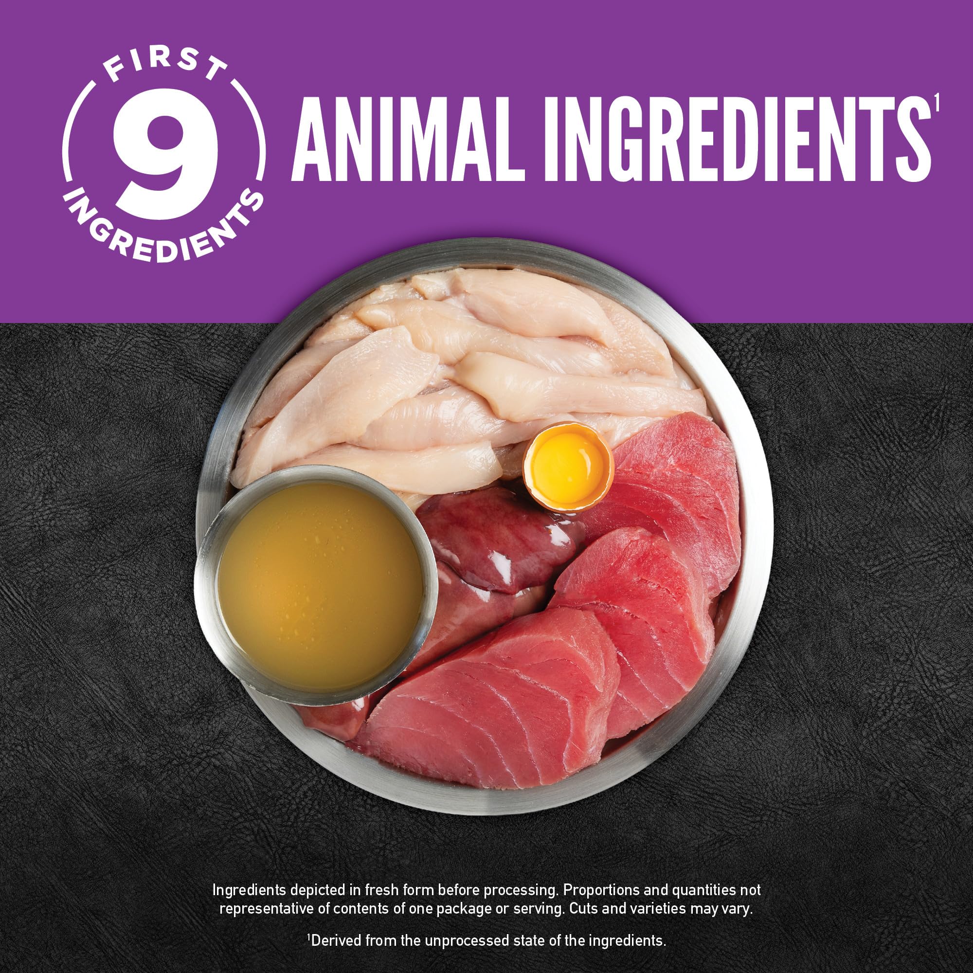 ORIJEN Chunks & Shreds Wet Cat FoodChicken and Tuna Kitten Entr  e 5.5oz Cans (6 Count)