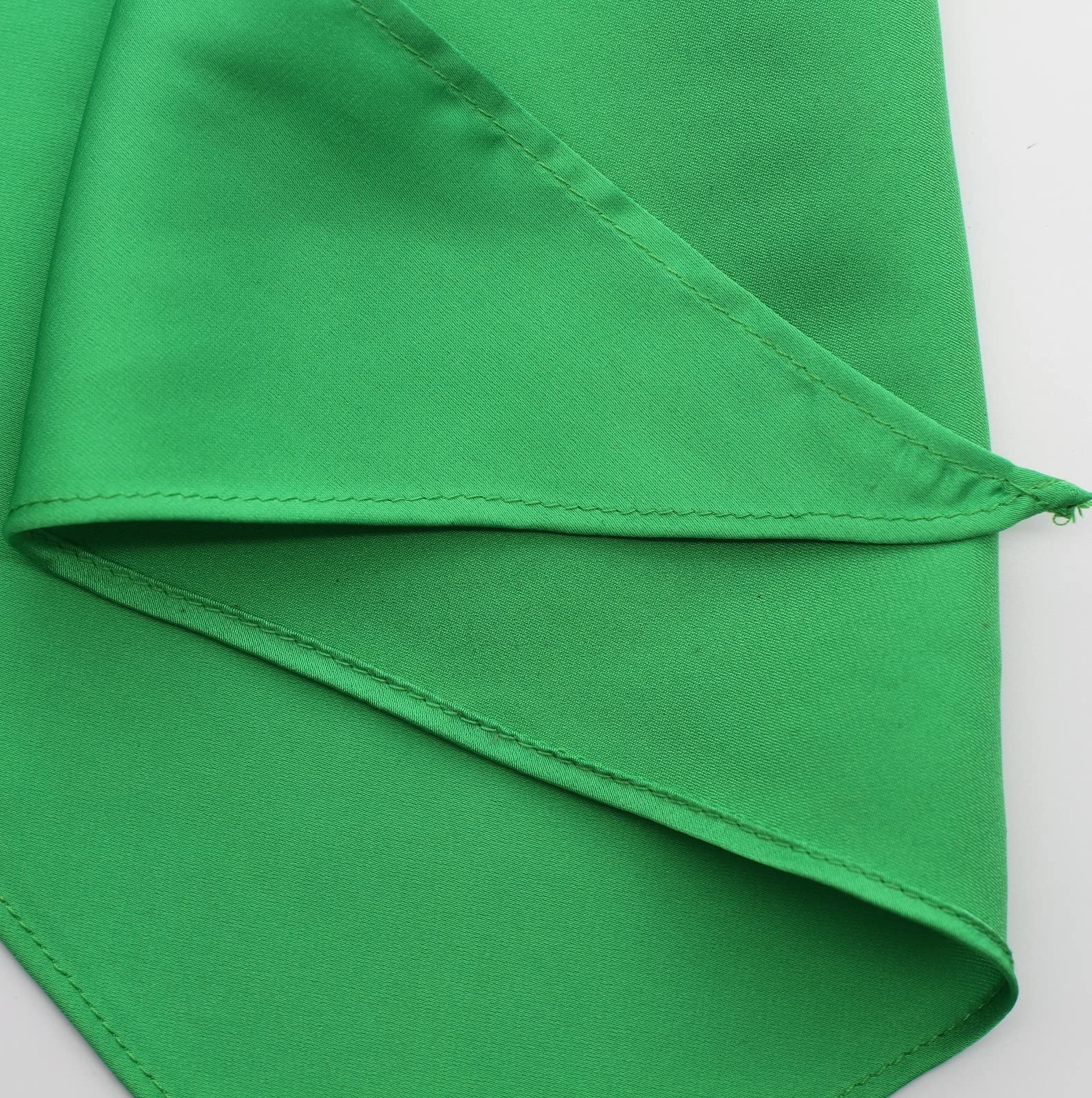 Eechicspace 1 Pack Green Dog Bandana Plain Dog Scarf For Medium Large Dogs