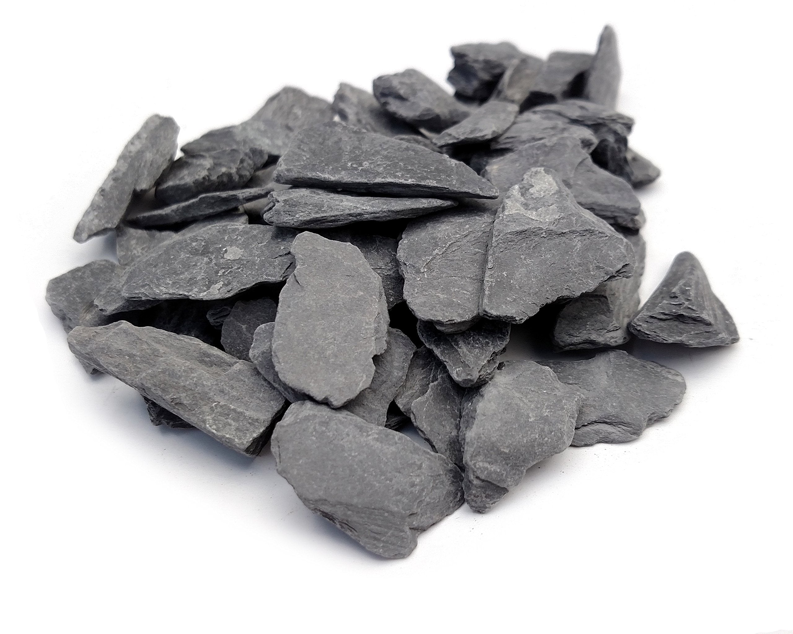 Natural Slate Stone -1/2 To 1 Inch Stones For Miniature Or Fairy Garden, Aquarium, Model Railroad & Wargaming (1)