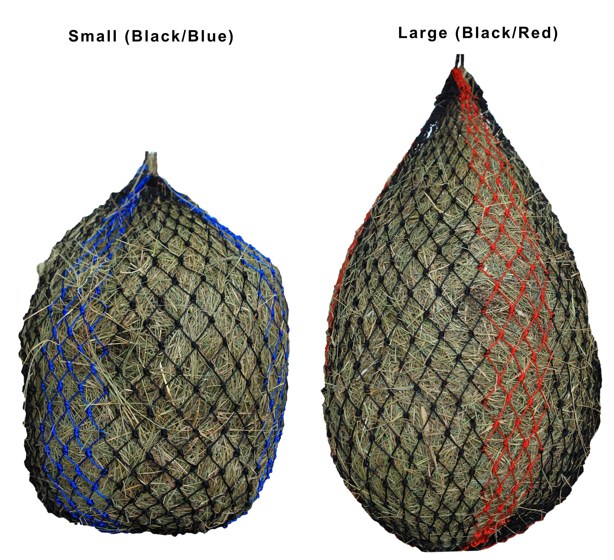 T Teke Deluxe Slow Hay Feeder Hay Nets, 1-3/4' Feeding Holes, Horse Supplies Hay Bags For Horses, Goats