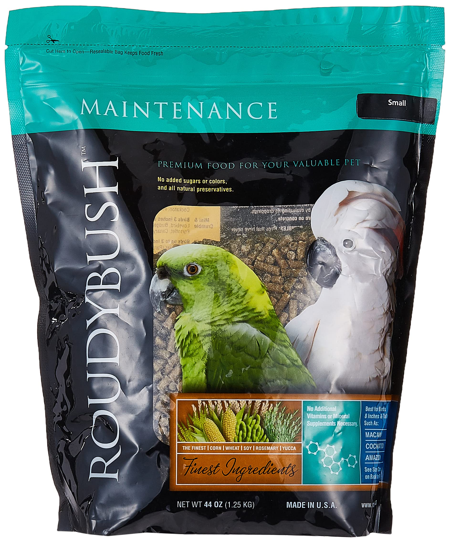 Roudybush Daily Maintenance Bird Food, Small, 44-Ounce