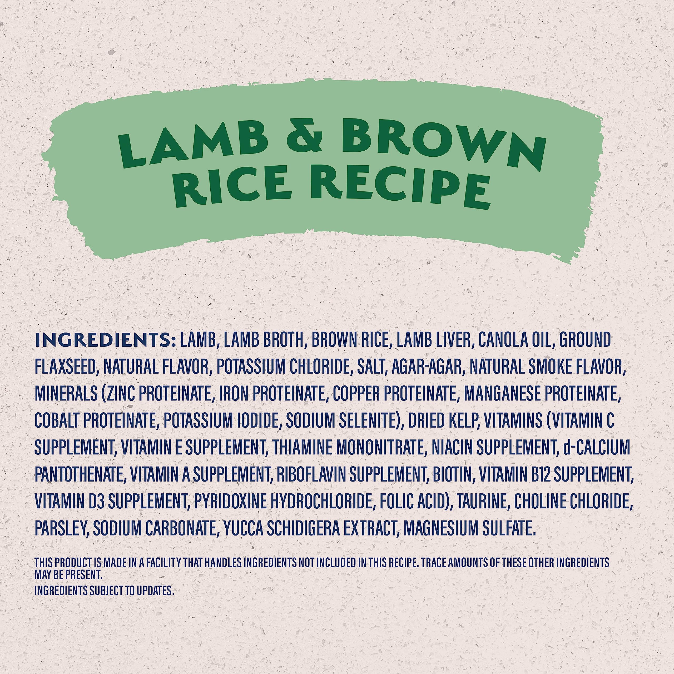 Natural Balance Adult Wet Dog Food, Lamb & Brown Rice, 13 Ounce (Pack of 12), Limited Ingredient, Healthy Grains