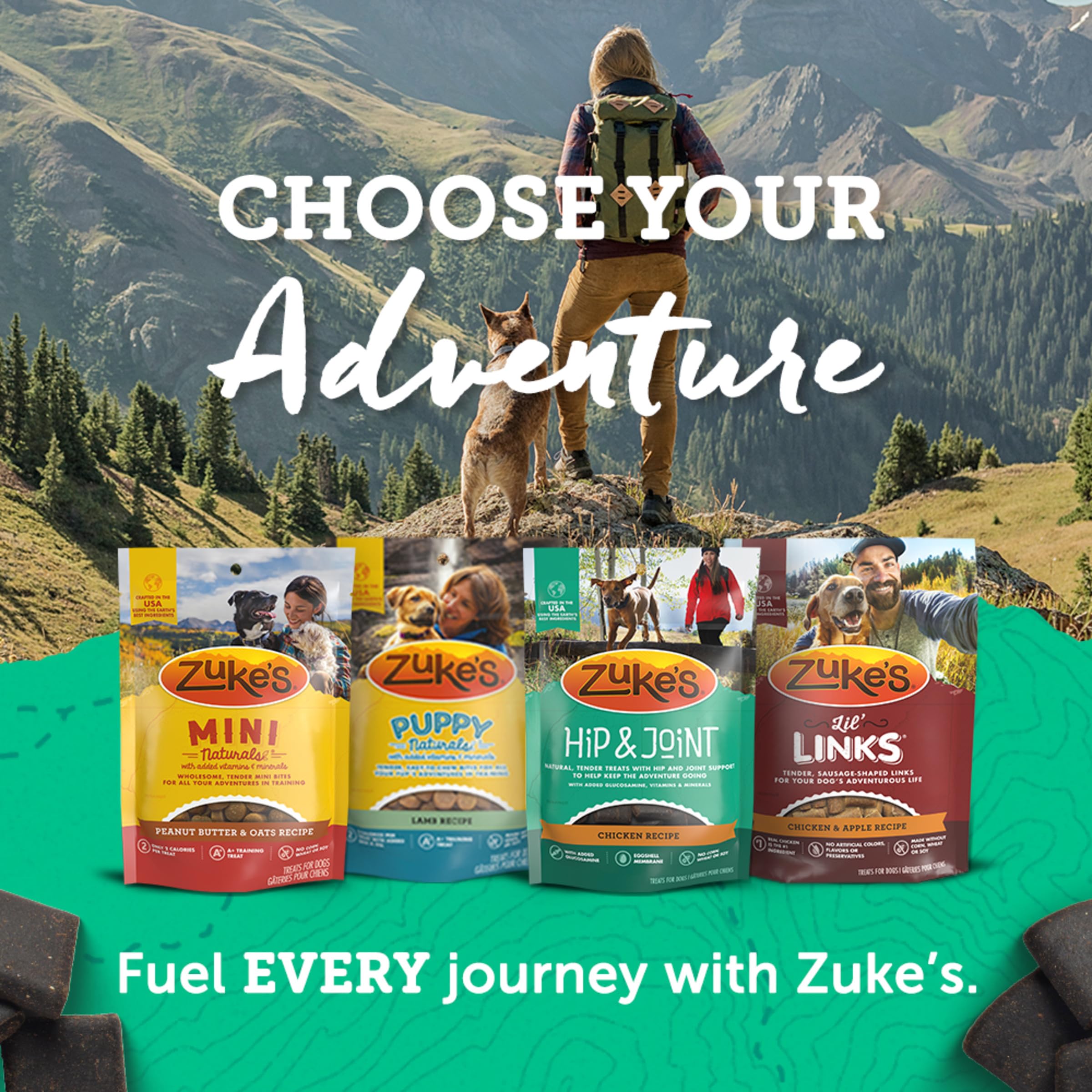 Zukes Hip and Joint Support Dog Treats for Adult Dogs of All Sizes, Senior Dog Treats made with Real Beef, 16 oz. Resealable Pou