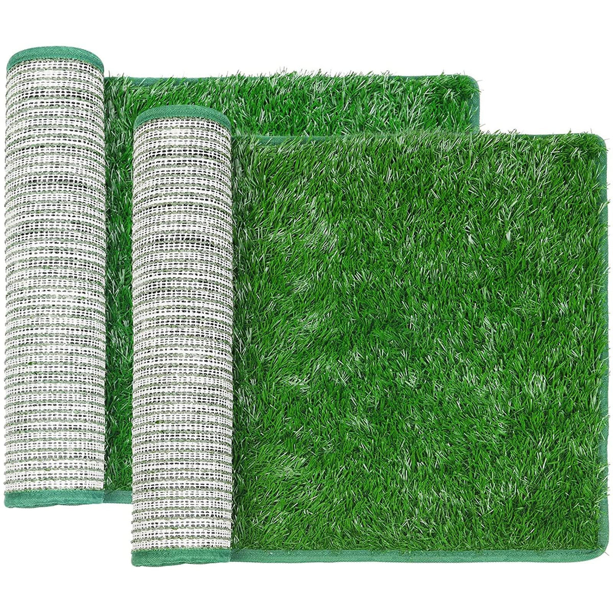 Loobani Dog Grass Pee Pads, Artificial Dog Grass Pads For Potty Tray, Fake Grass For Dogs To Pee On, Outdoor Indoor Pee Grass Fo