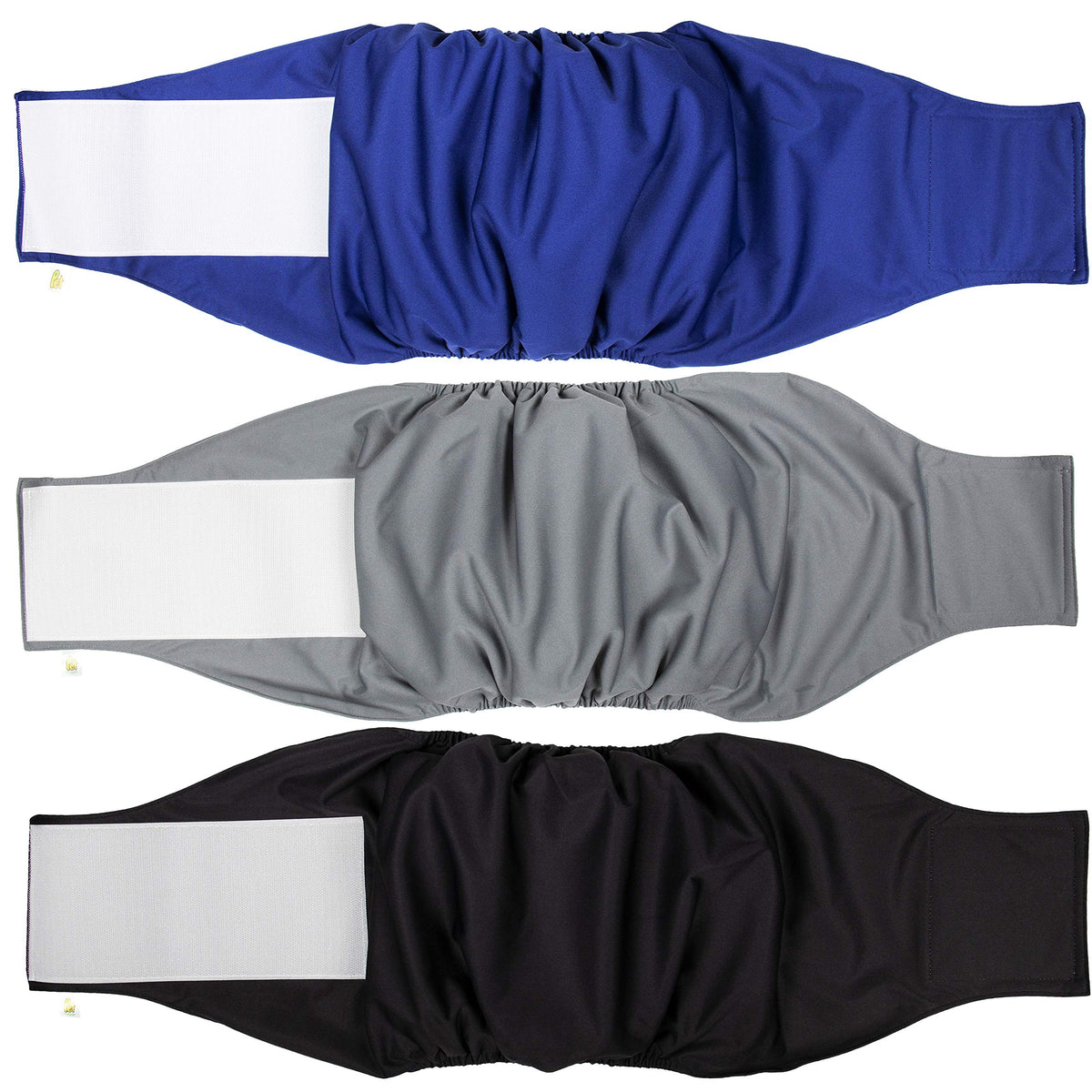 Premium Male Dog Belly Band Washable (3-Pack) (Original, Large (20'-31' Waist))