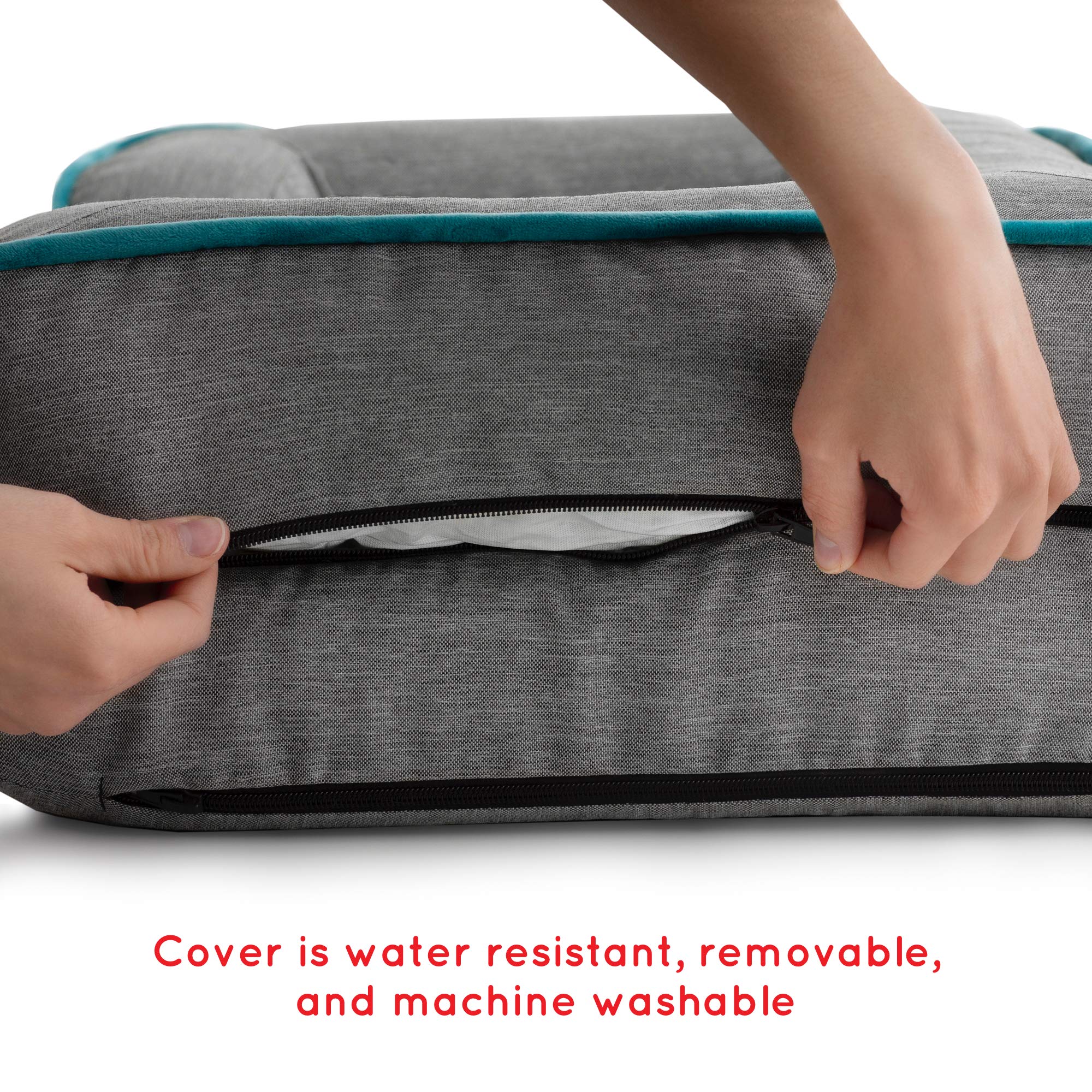 Brindle Orthopedic Dog Bed for Medium Dogs - Waterproof Dog Sofa Bed Medium, Supportive Memory Foam Pet Couch Bed with Removable