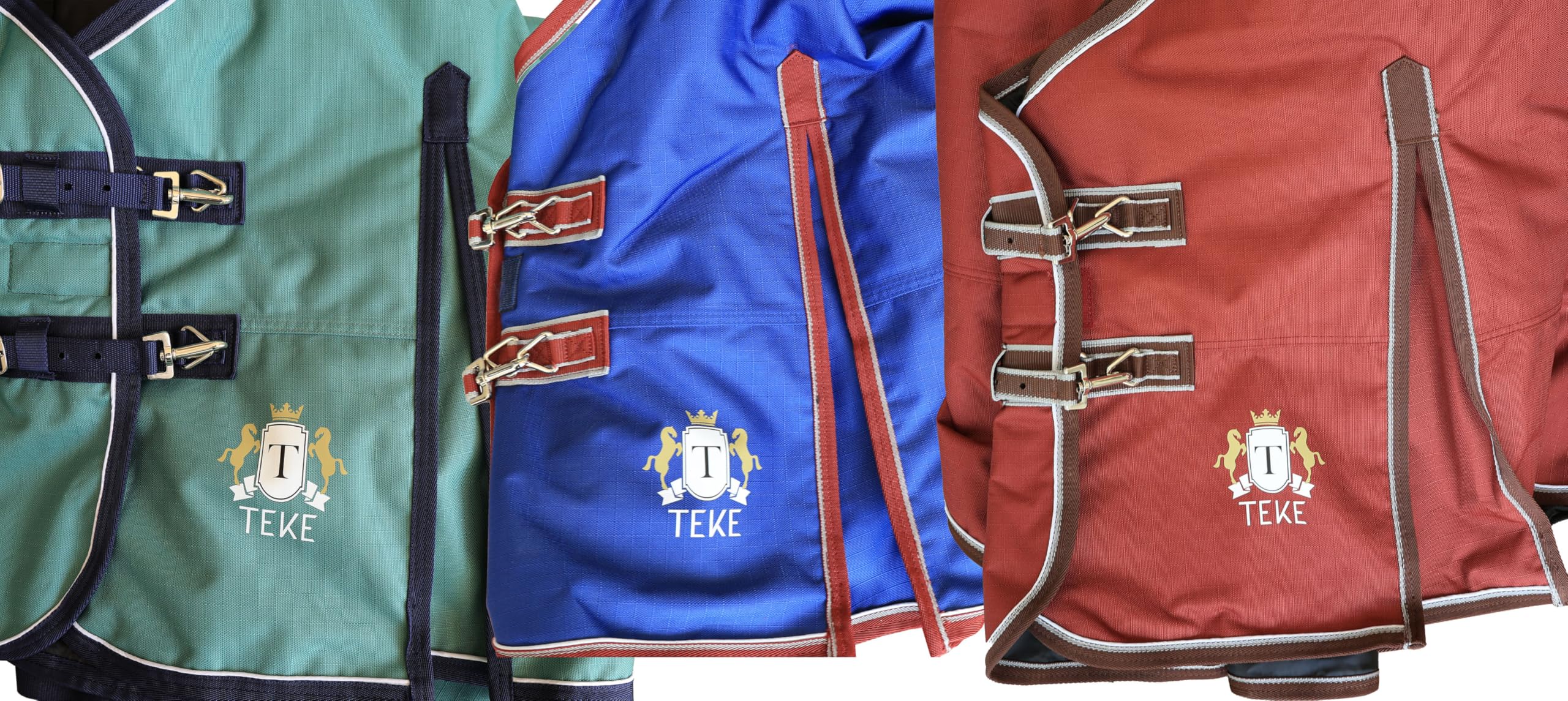 T Teke Deluxe Turnout Horse Blankets, 1200D Waterproof And Breathable Horse Care Blankets For Winter 200Gram Filling (51''-87''