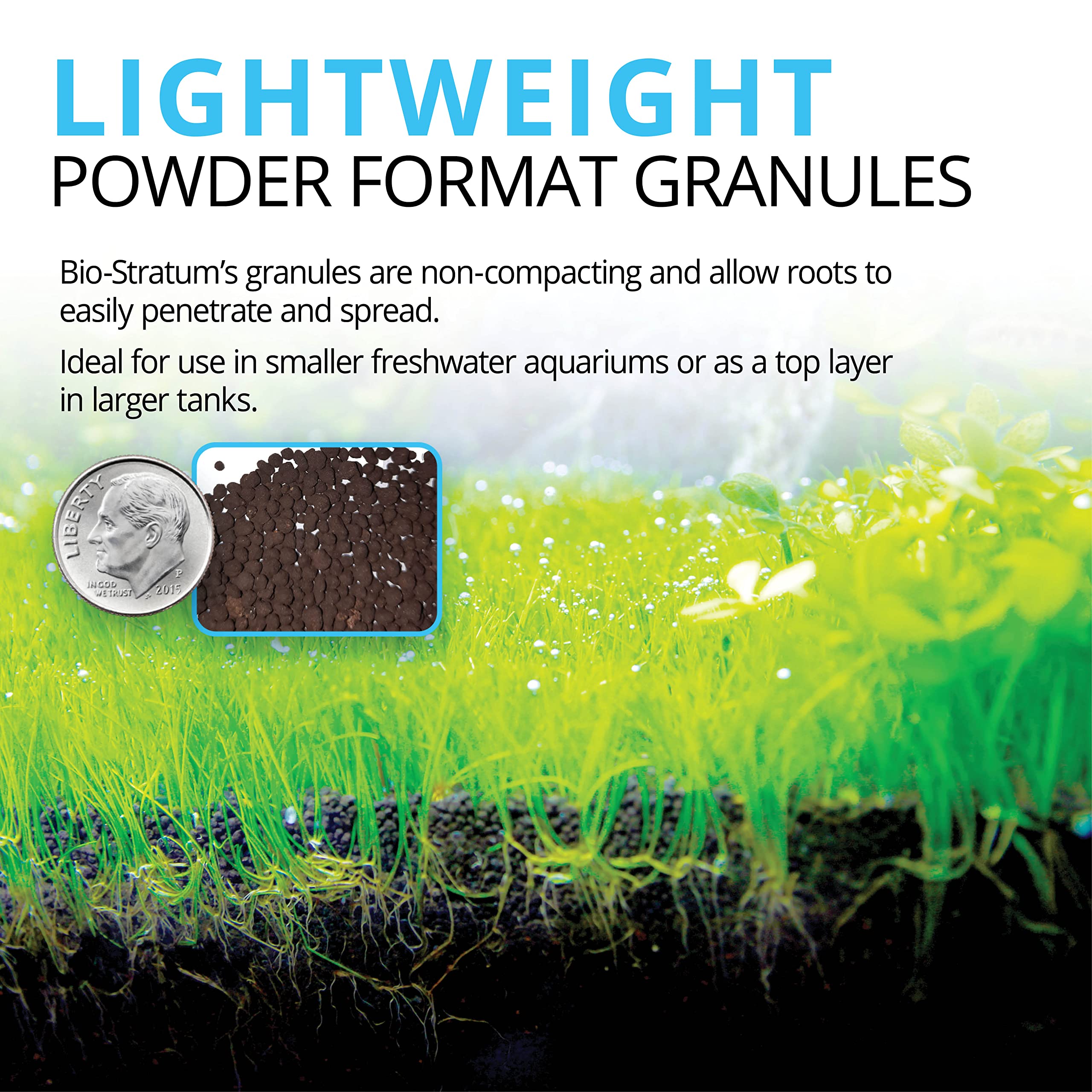 Fluval Bio Stratum, Aquarium Gravel Substrate For Aquatic Plant Growth, 4.4 Lb