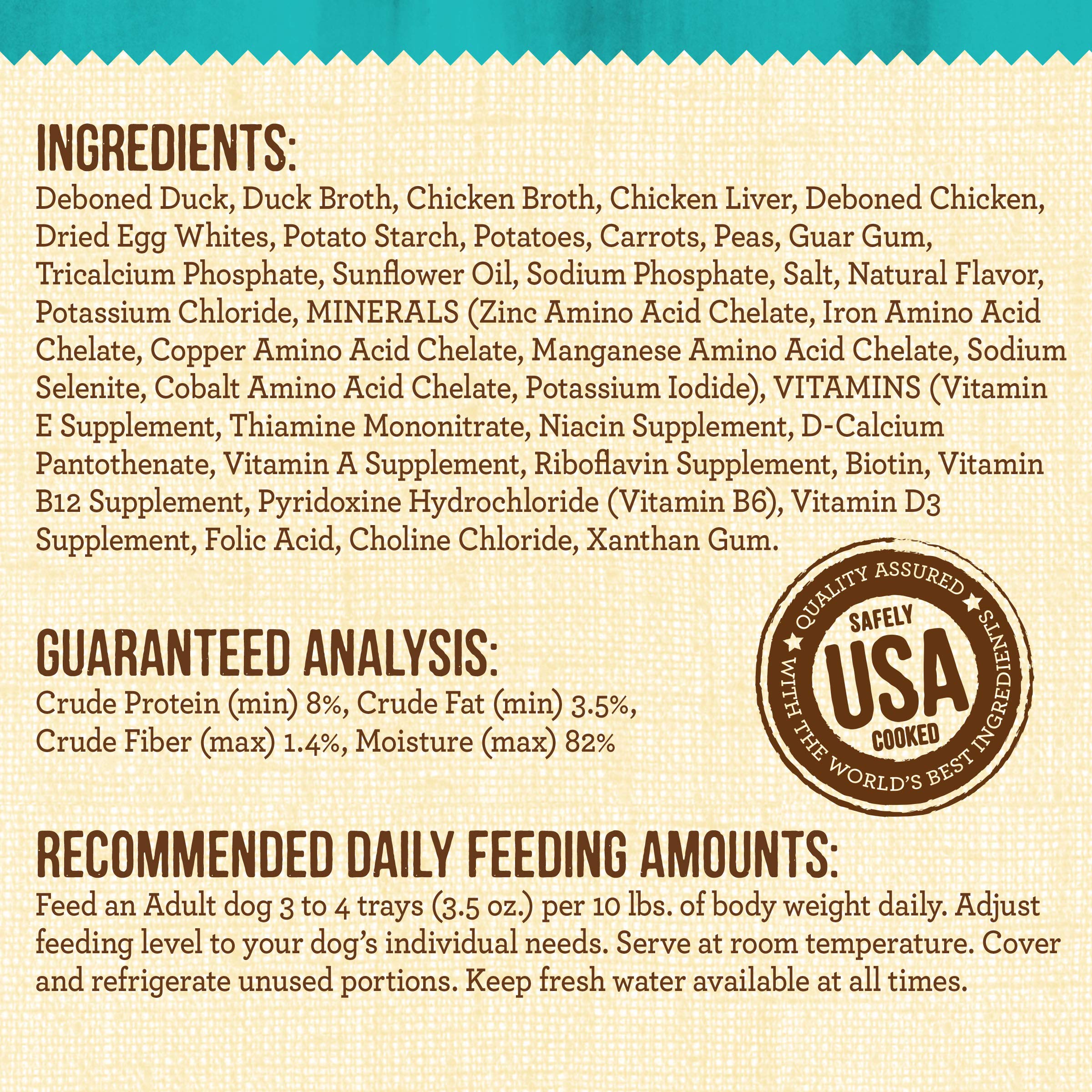 Merrick Lil Plates Grain Free And Gluten Free Natural Wet Dog Food For Small Dogs, Soft Dainty Duck Medley - (Pack of 12) 3.5 oz