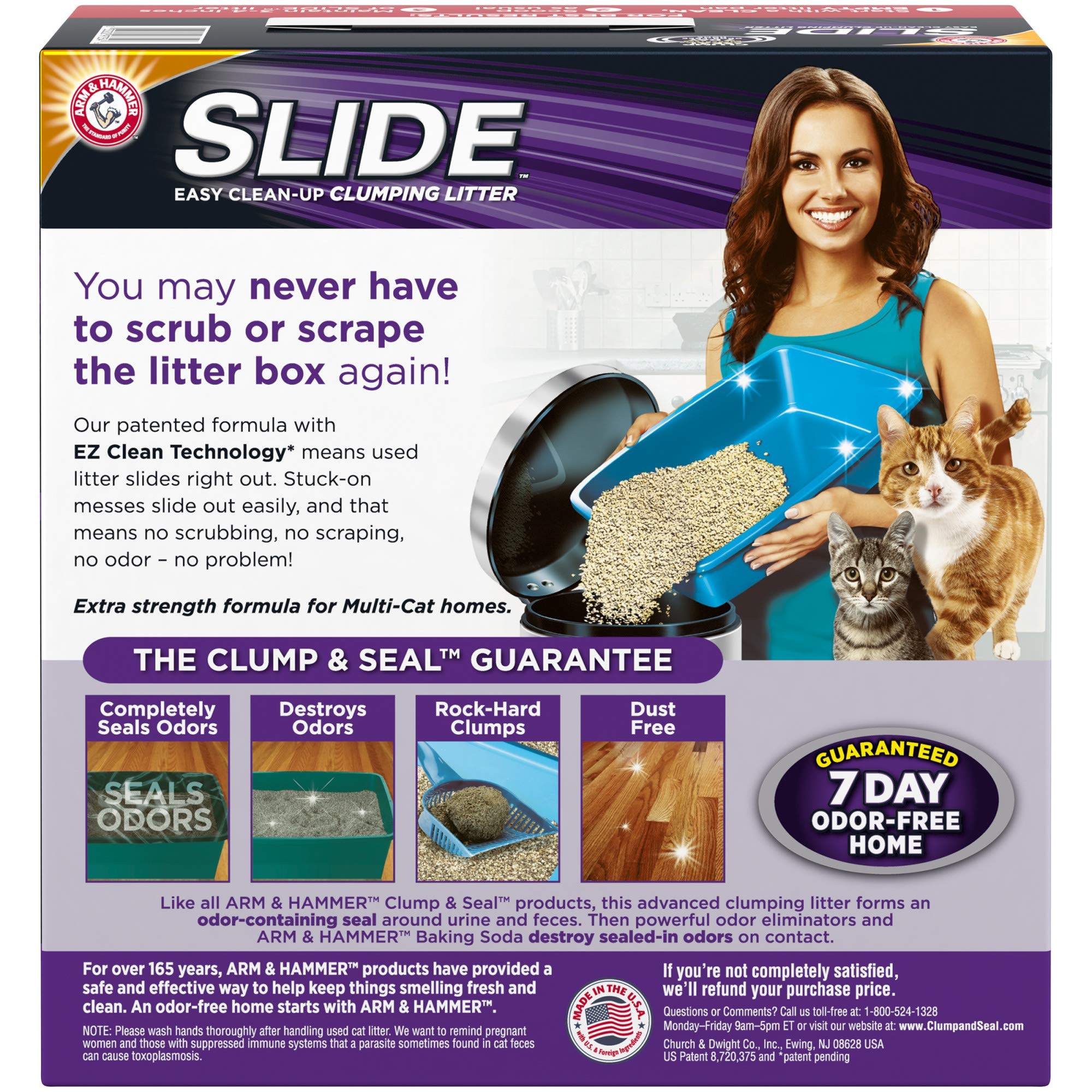 Slide Mulitcat Clumping Cat Litter