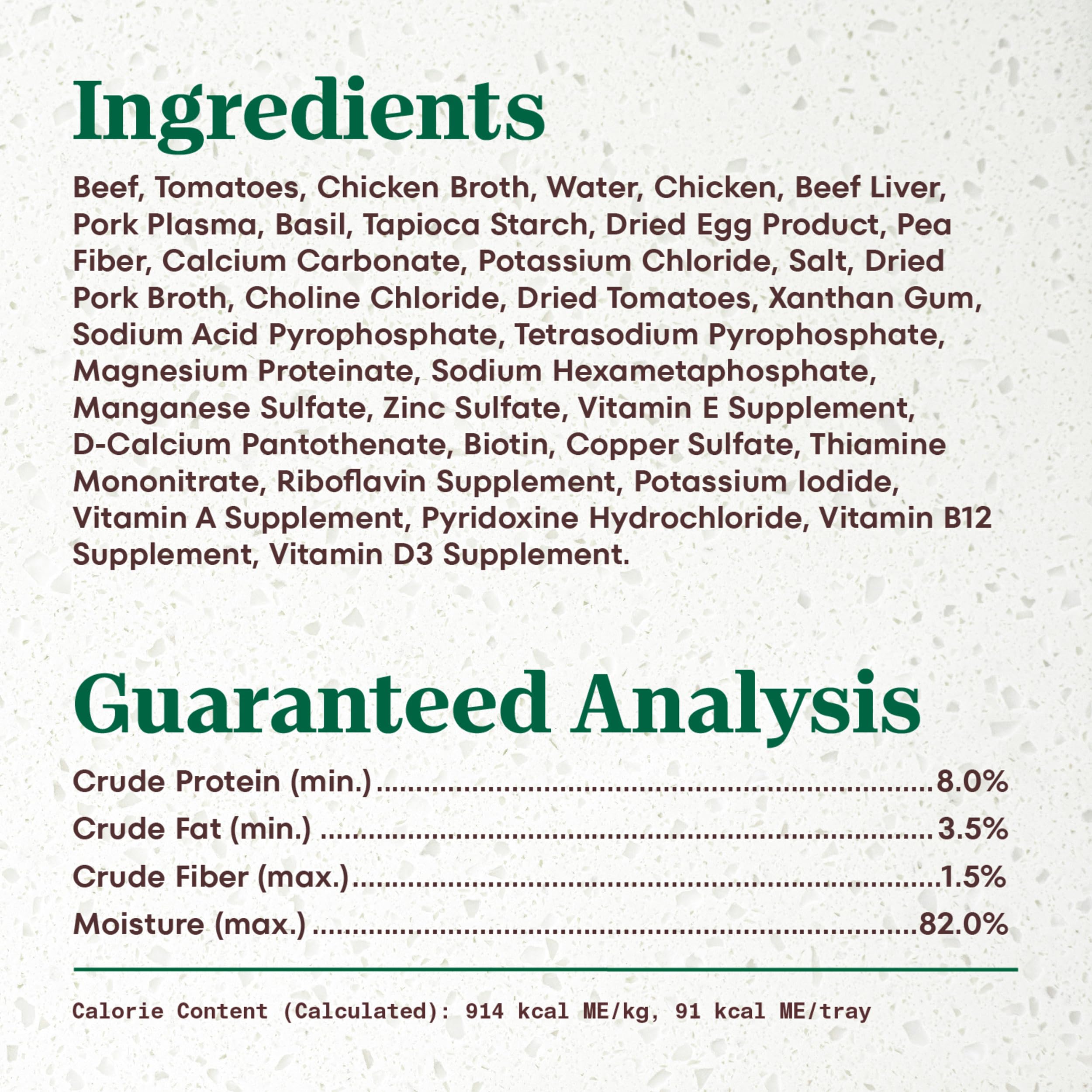 Nutro Ultra Wet Dog Food Grain Free Filets in Gravy Beef Entree, 3.5 oz. Trays (24 Count, Pack of 1)
