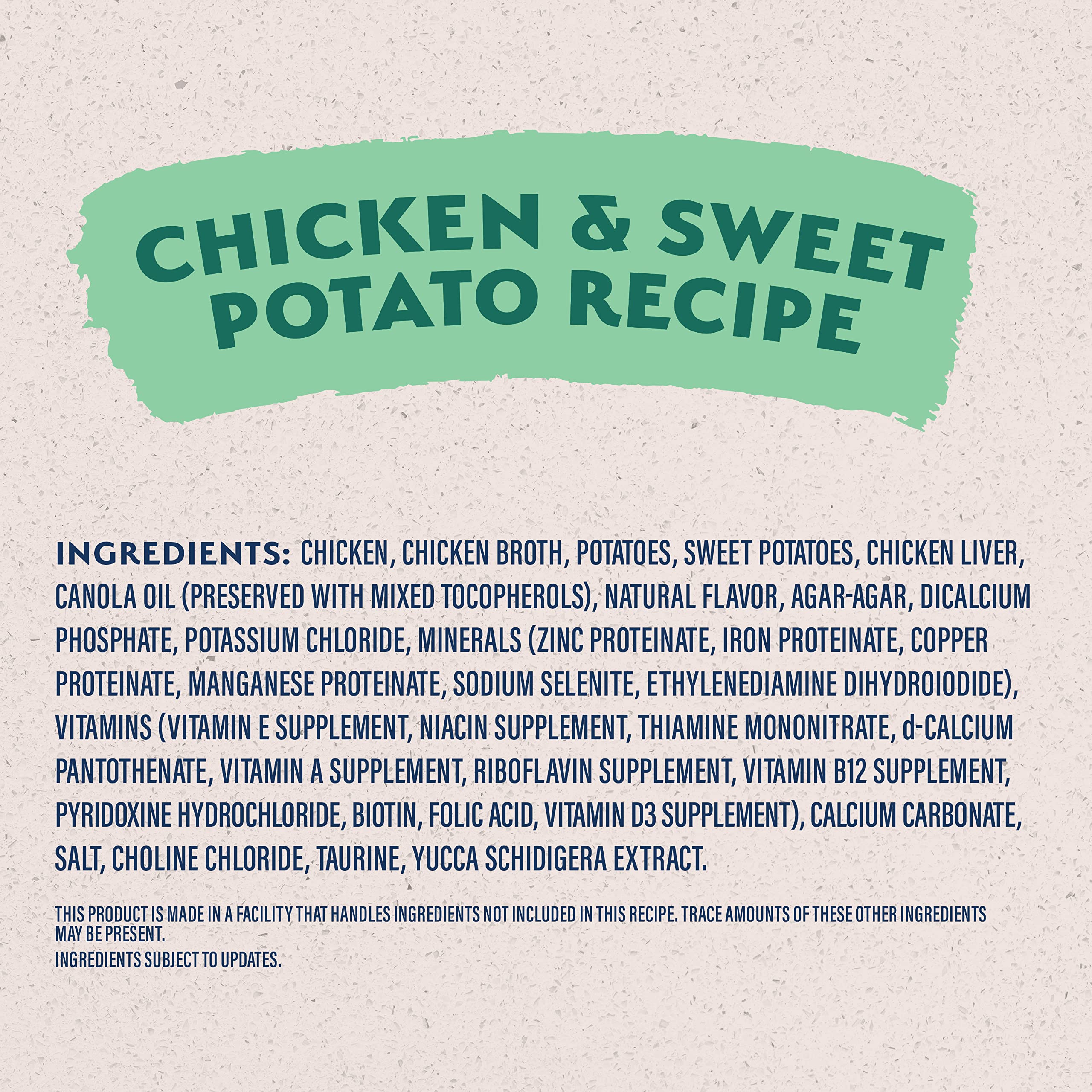 Natural Balance Limited Ingredient Adult Grain-Free Wet Canned Dog Food, Chicken & Sweet Potato Recipe, 13 Ounce (Pack of 12)