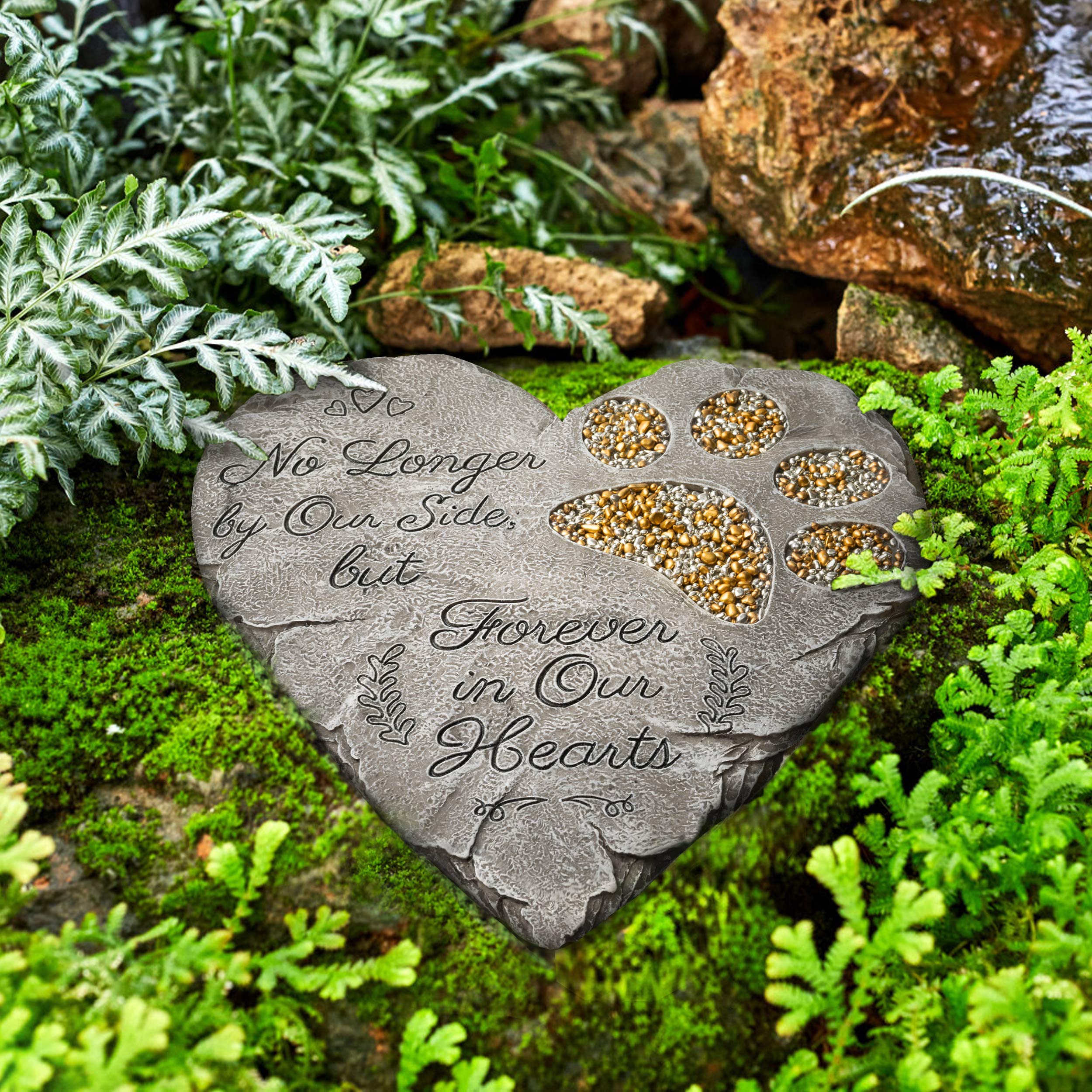 OBSI Dog Memorial Gifts for Loss of Dog Sympathy Gift - Rainbow Bridge Dog Memorial Stone for Remembrance Dog Passing Away Sympa