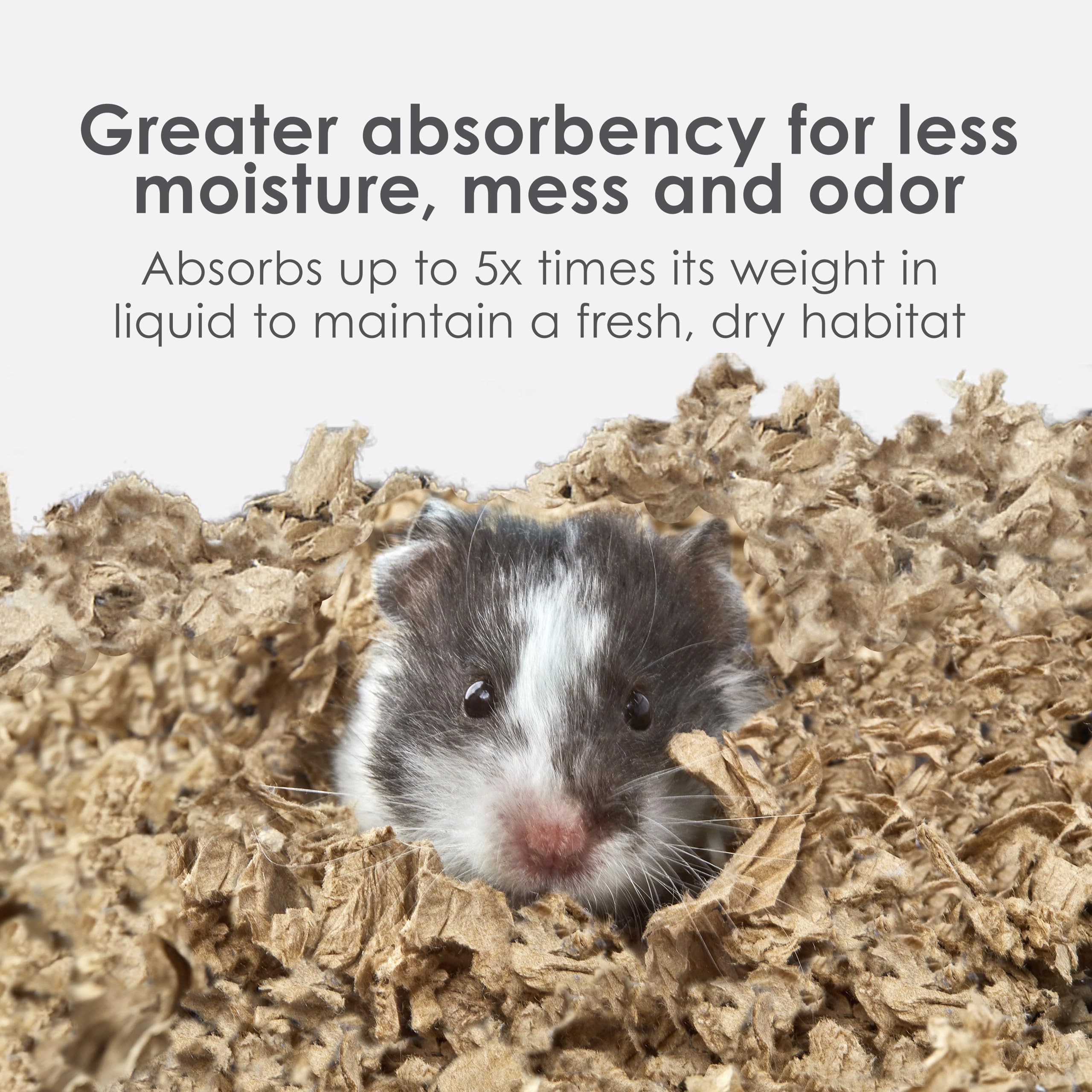 Kaytee Clean & Cozy Natural Paper Bedding, Made for Small Animals, 72 Liters
