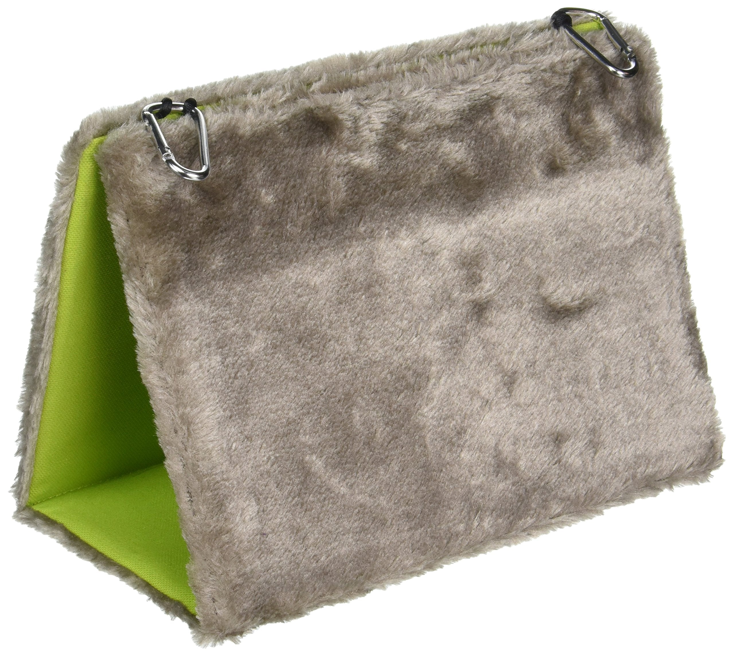 Prevue Pet Products Bird Accessories Bpv1164 10-Inch Plastic/Fabric Bird Snuggle Hut, Medium, Colors Vary