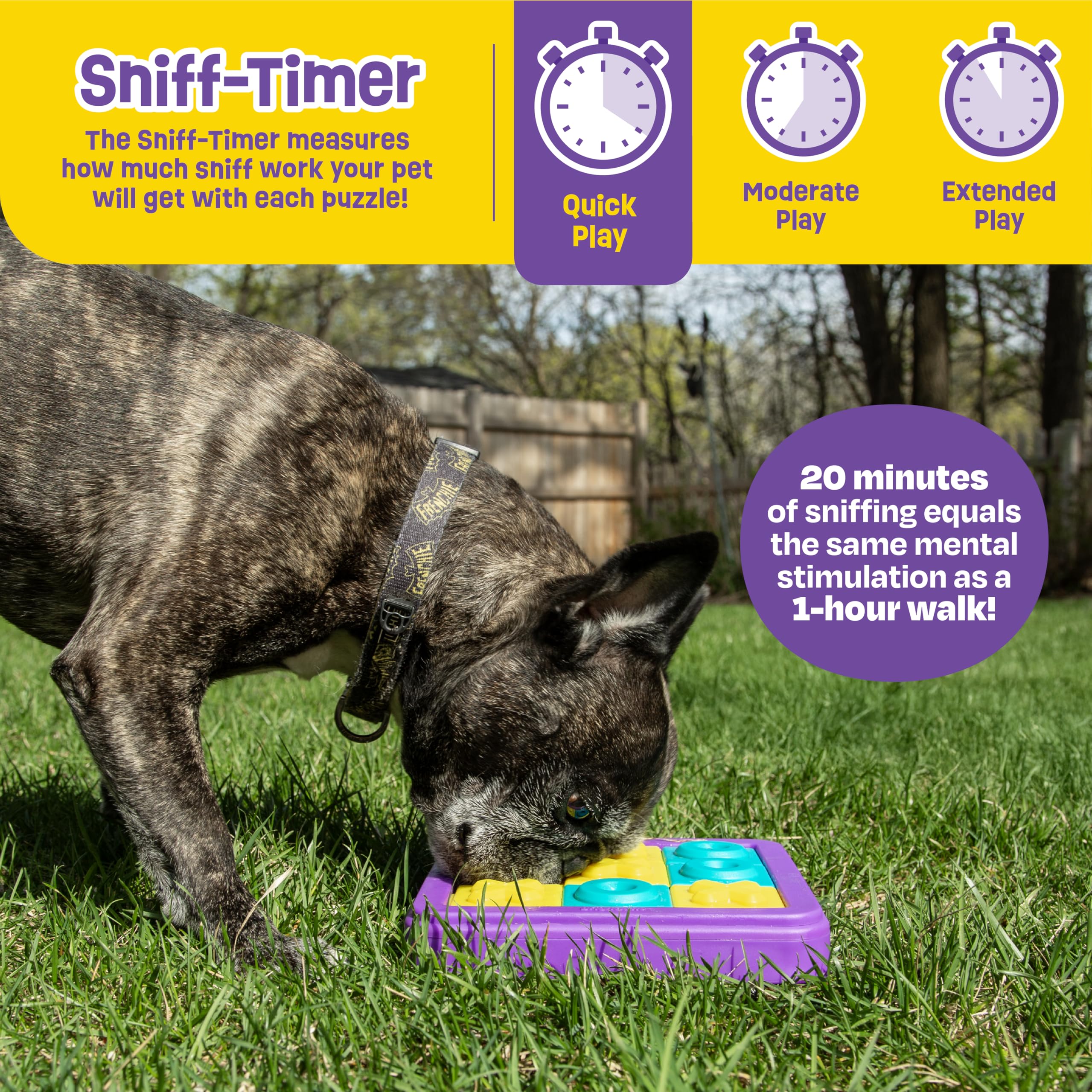 Brightkins Tic-Tac-Toe Treat PuzzleBrightkins Tic-Tac-Toe Treat Puzzle, Outdoor Puzzle Board, Interactive Dog Toys, Dog Birthday