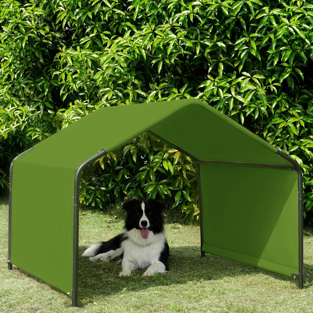 Beimo Dog Shade Shelter Outdoor Teal Tent For Large Medium Dogs, 4'X4'X3' Outside Sun Rain Canopy Pet House For Cats Pigs Livest