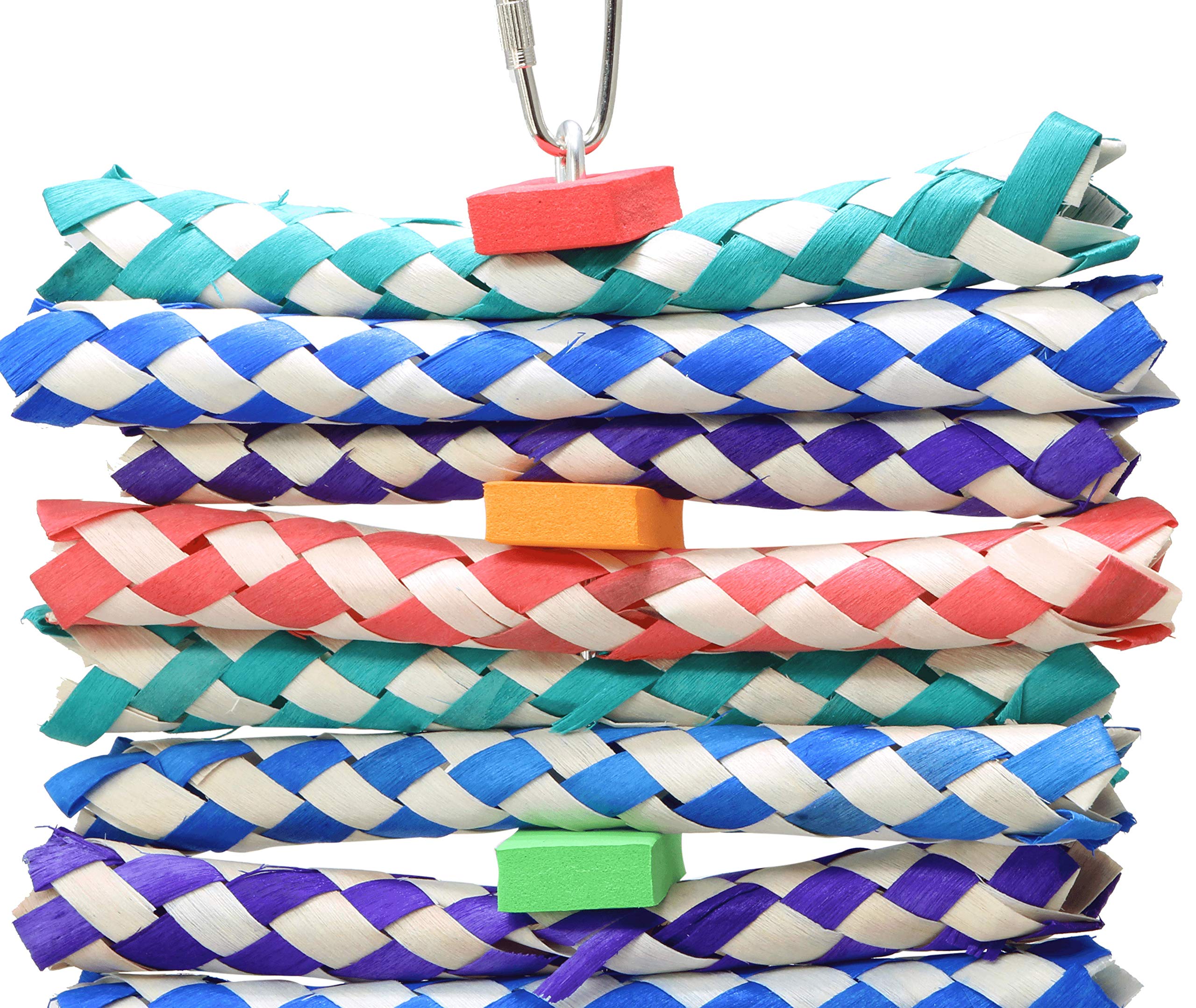 1798 Big Foamy Delight Bonka Bird Toys Colorful Bamboo Parrotlet Budgie Finch Cockatiel Parakeet