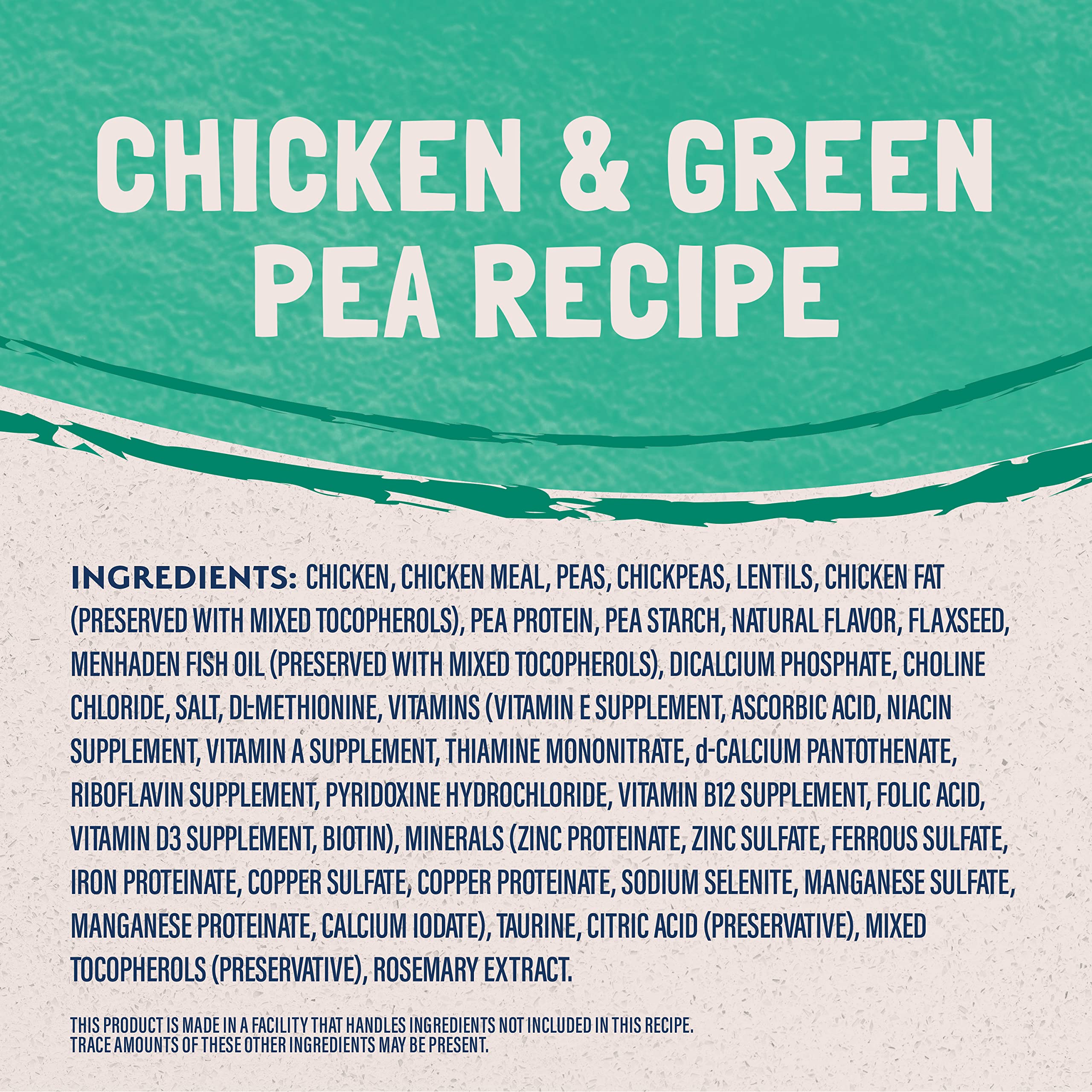 Natural Balance Limited Ingredient Adult Grain-Free Dry Cat Food, Chicken & Green Pea Recipe, 10 Pound (Pack of 1)