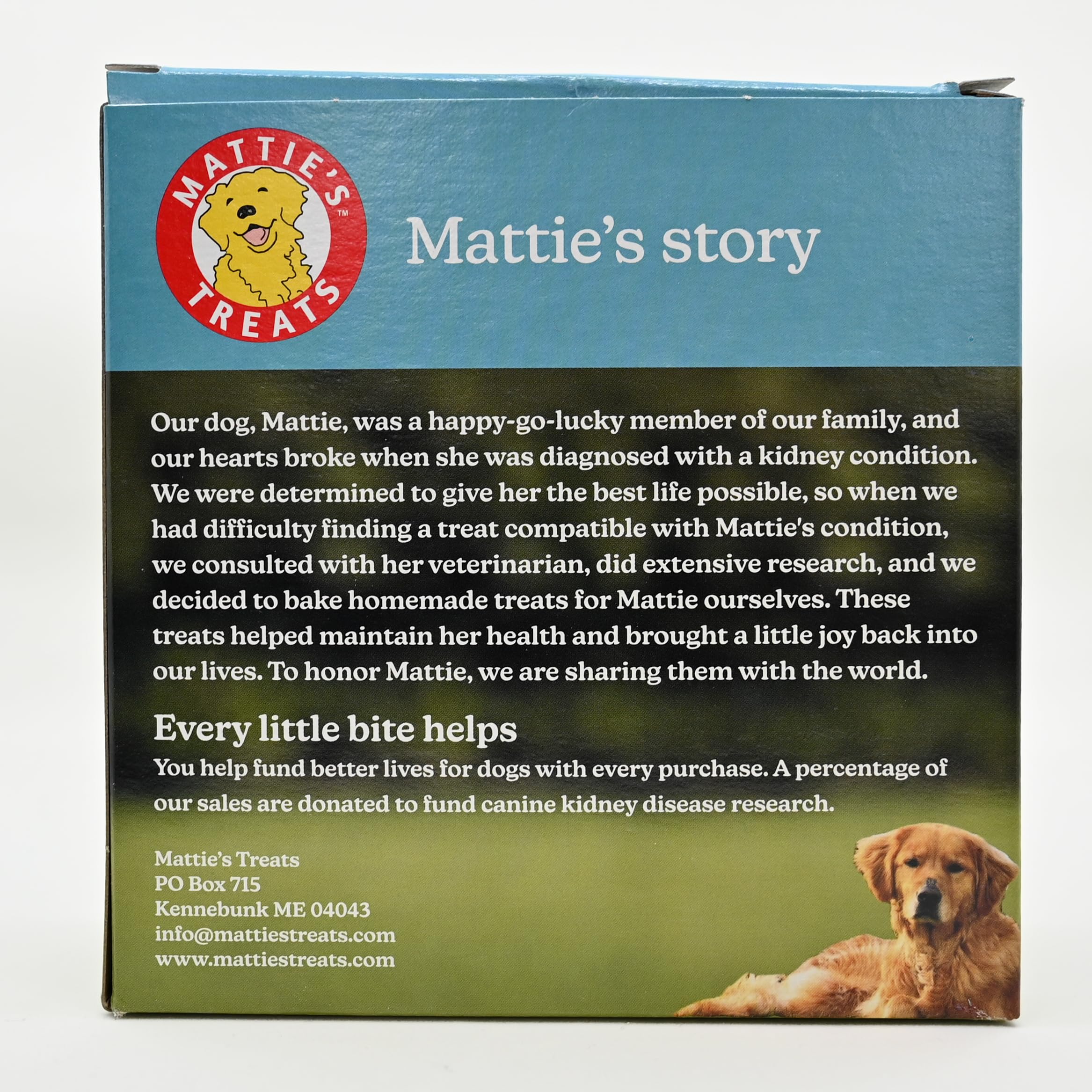 Mattie's Treats Mini Dog Treats - Low Protein, Low Phosphorus, Low Sodium, 10oz Box