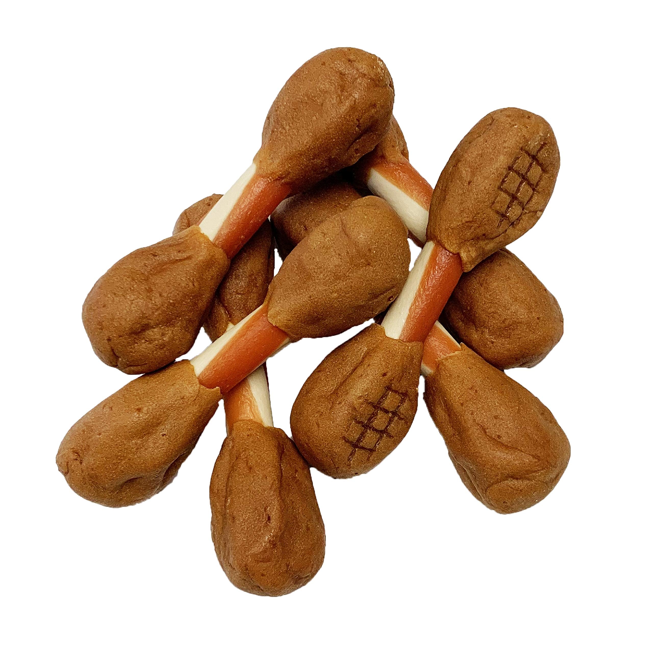 Dreambone Triple Flavor Dumbbells with Chicken 10 Count, Rawhide-Free Chews for Dogs (Pack of 24)
