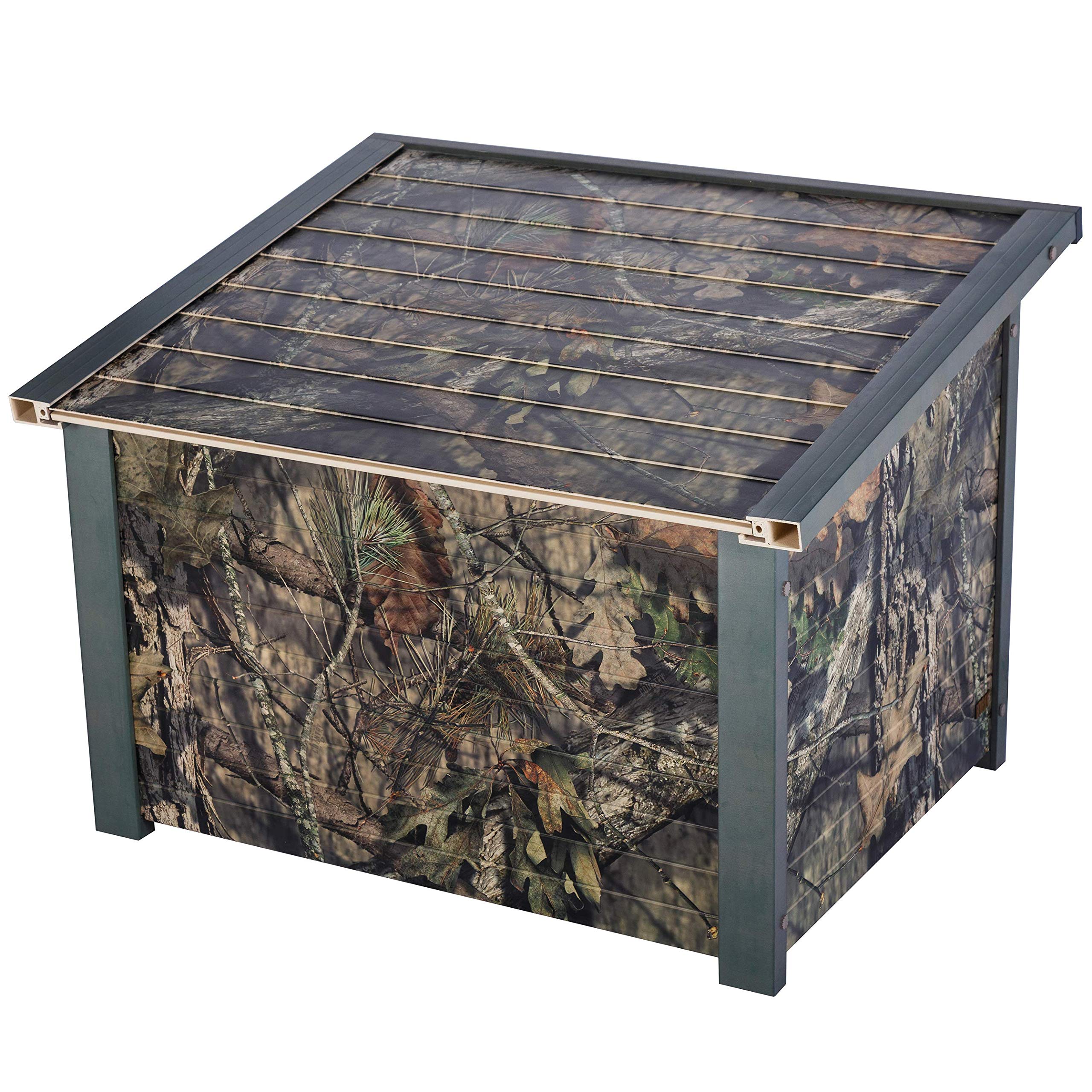 New Age Pet ECOFLEX Rustic Outdoor Dog House - Medium, Mossy Oak - Model ECOH206M