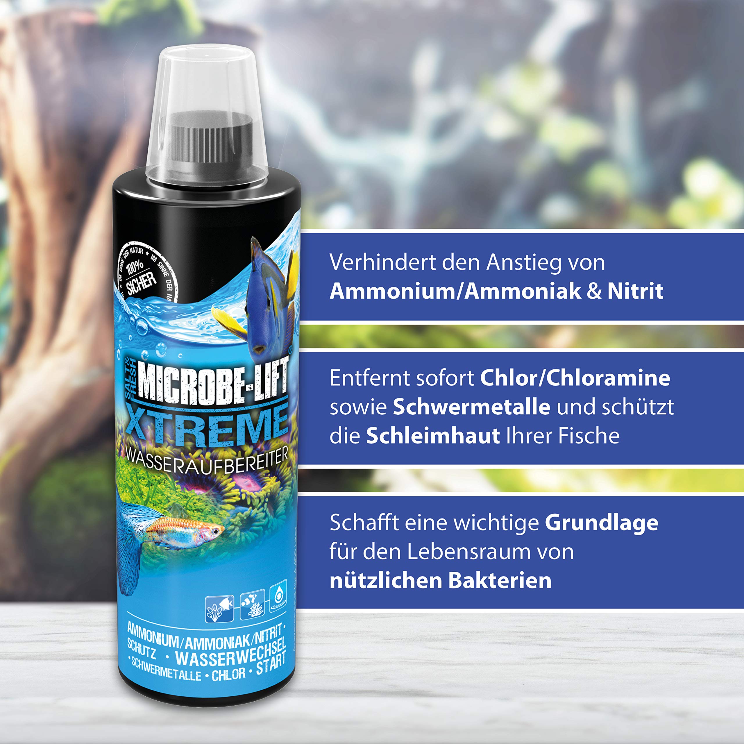 MICROBE-LIFT XTA16 Xtreme Water Conditioner Treatment for Aquariums and Fish Tanks, 16 Ounces
