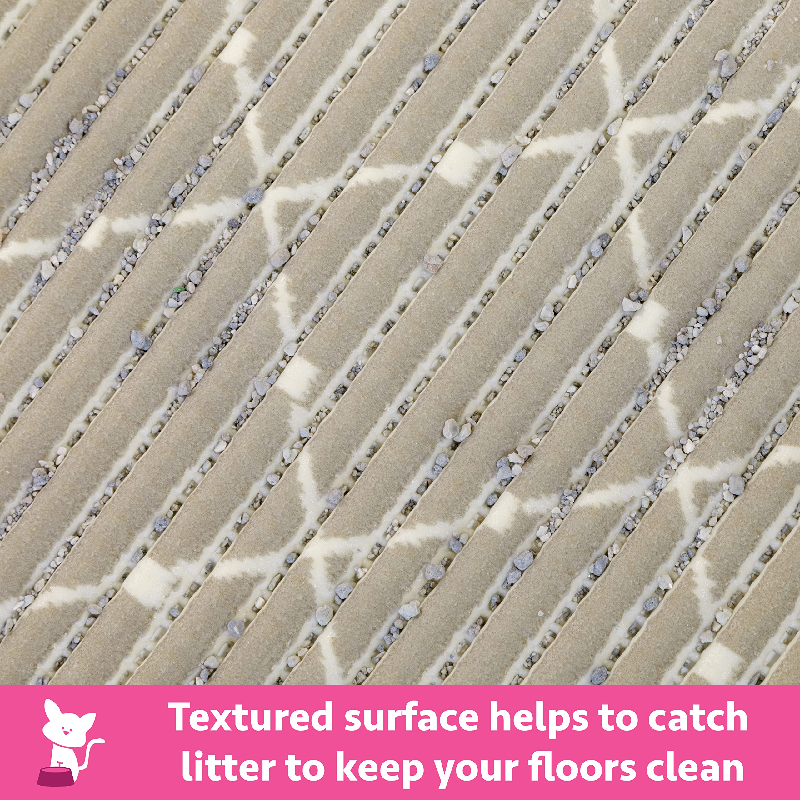 Kitty City Corrugate Cat Scratch Pad, Cat Non-Stick Litter Scoop, Cat Litter Mats, Cat Litter Box Kit, Cm-10311