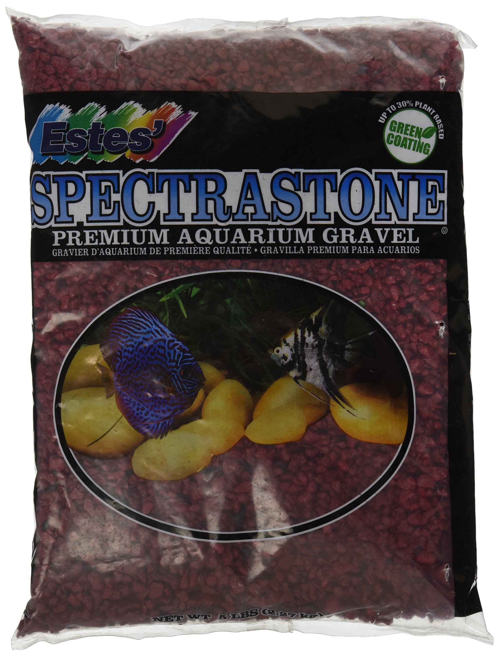 Spectrastone Special Red Aquarium Gravel For Freshwater Aquariums, 5-Pound Bag