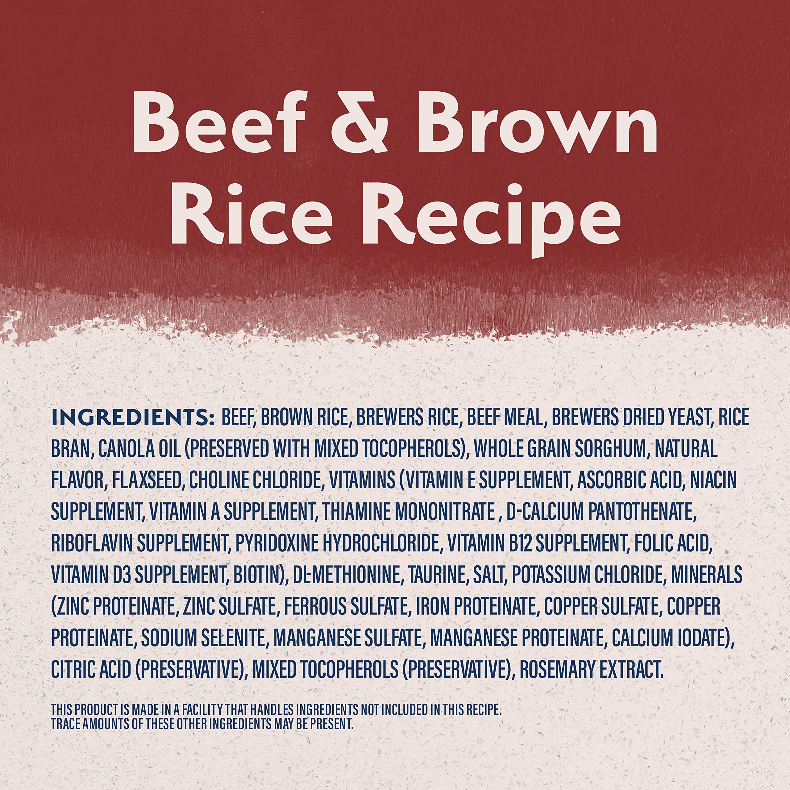 Natural Balance Limited Ingredient Adult Dry Dog Food with Healthy Grains, Beef & Brown Rice Recipe, 4 Pound (Pack of 1)