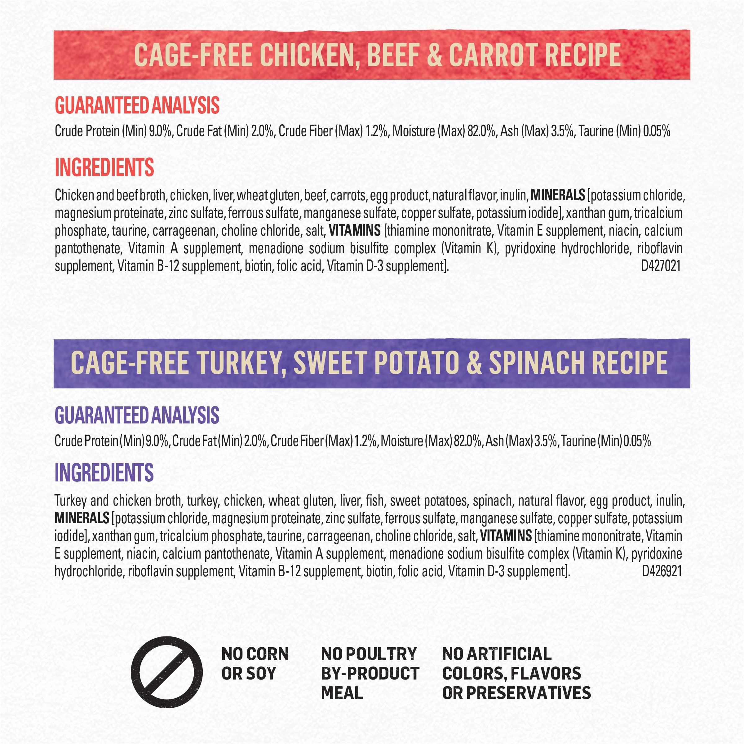 Purina Beyond Chicken, Beef and Carrot and Turkey, Sweet Potato and Spinach in Wet Cat Food Gravy 12 Ct Variety Pack - (2 Packs
