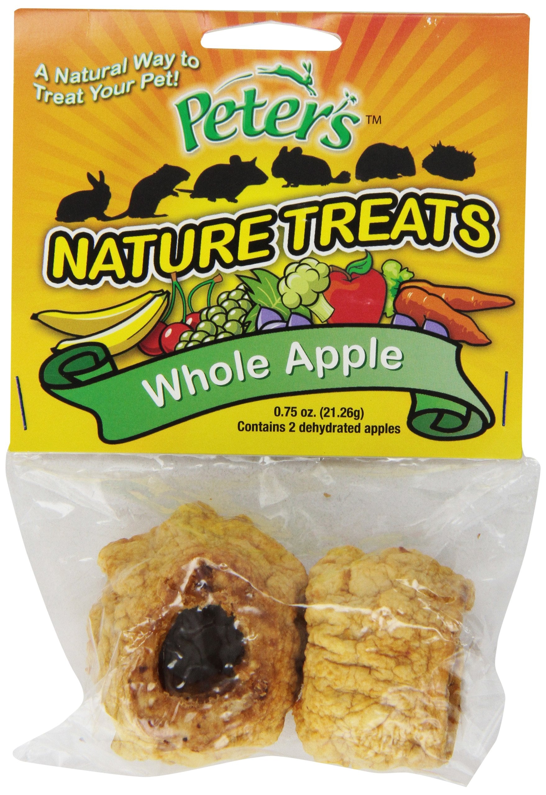 PeterS Nature Treats For Small Animals, Apple Wholes