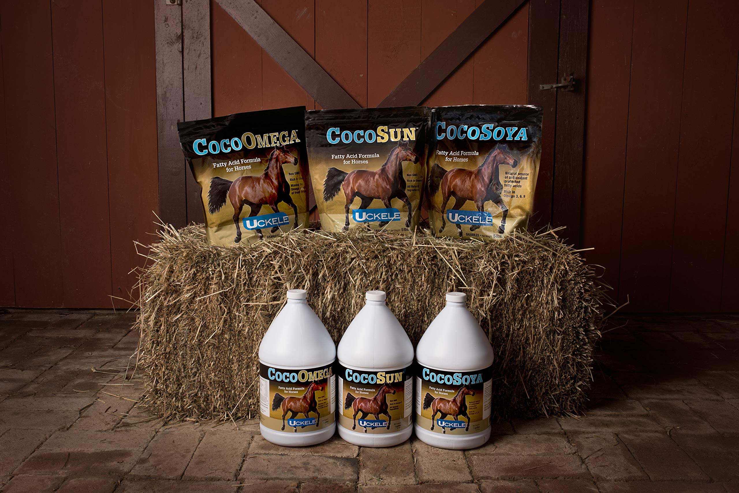 Uckele by SmartEquine CocoSoya Oil | Oil for Skin and Coat | Contains Soybean and Coconut Oil for Overall Coat Shine and Horse H