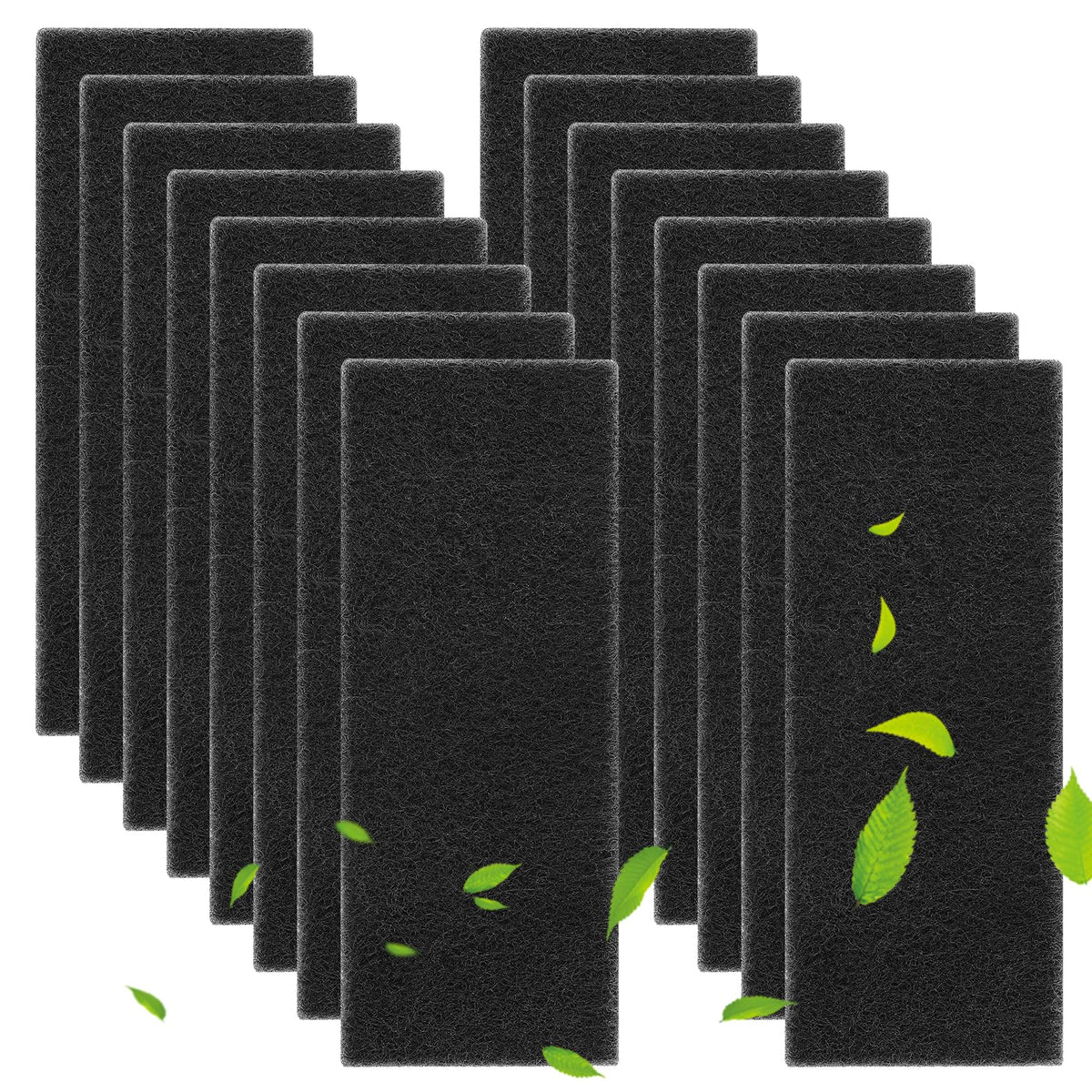 Myfatboss 16Pcs 2X Thicker Carbon Filters Compatible With Litter-Robot 3, 0.6'' Activated Carbon Litter Box Filter Compatible Wi