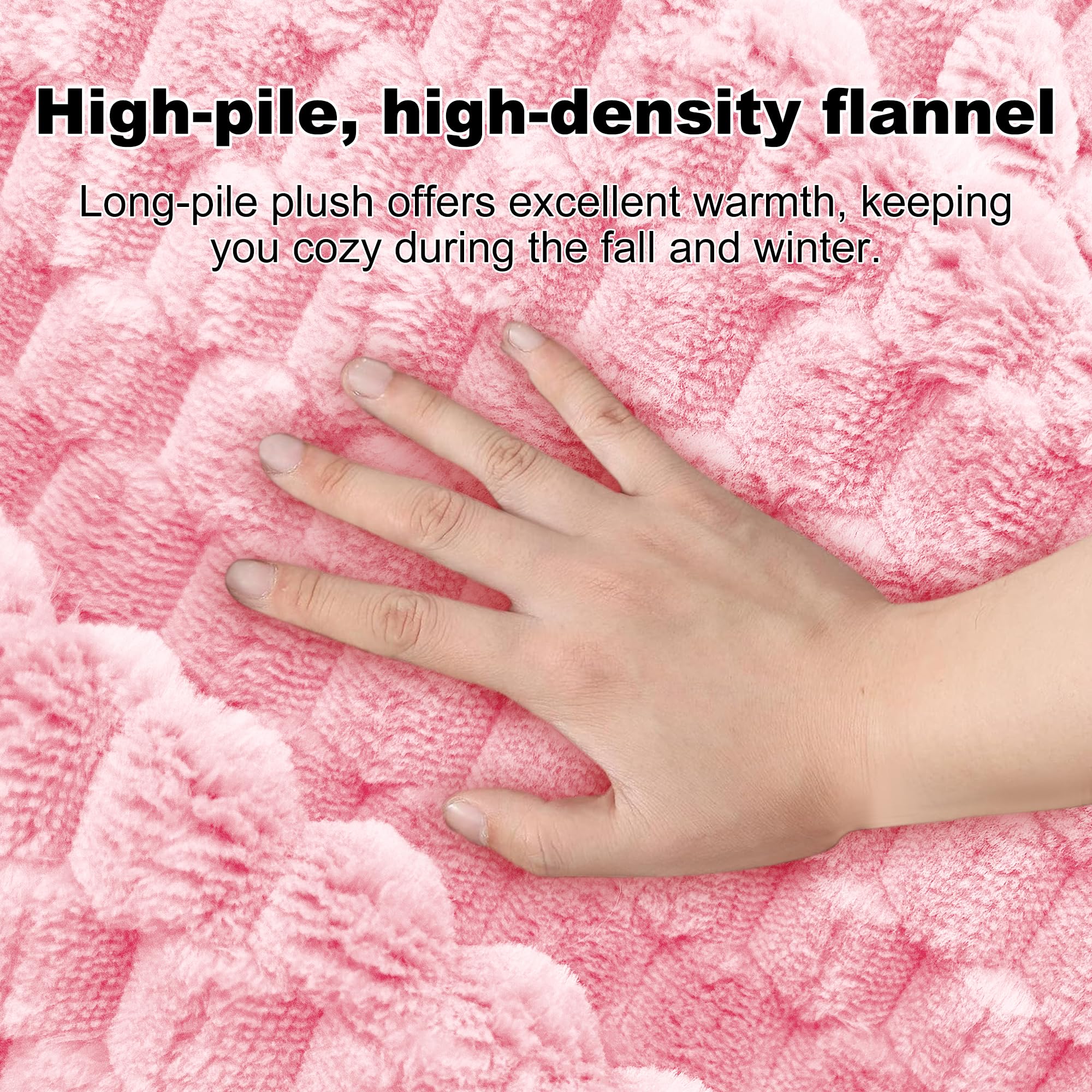 Dog Bed Crate Mat, Soft Durable Washable Anti-Slip Kennel Pad for Dogs & Cats, Reversible (Pink, M(30*20*1.5))