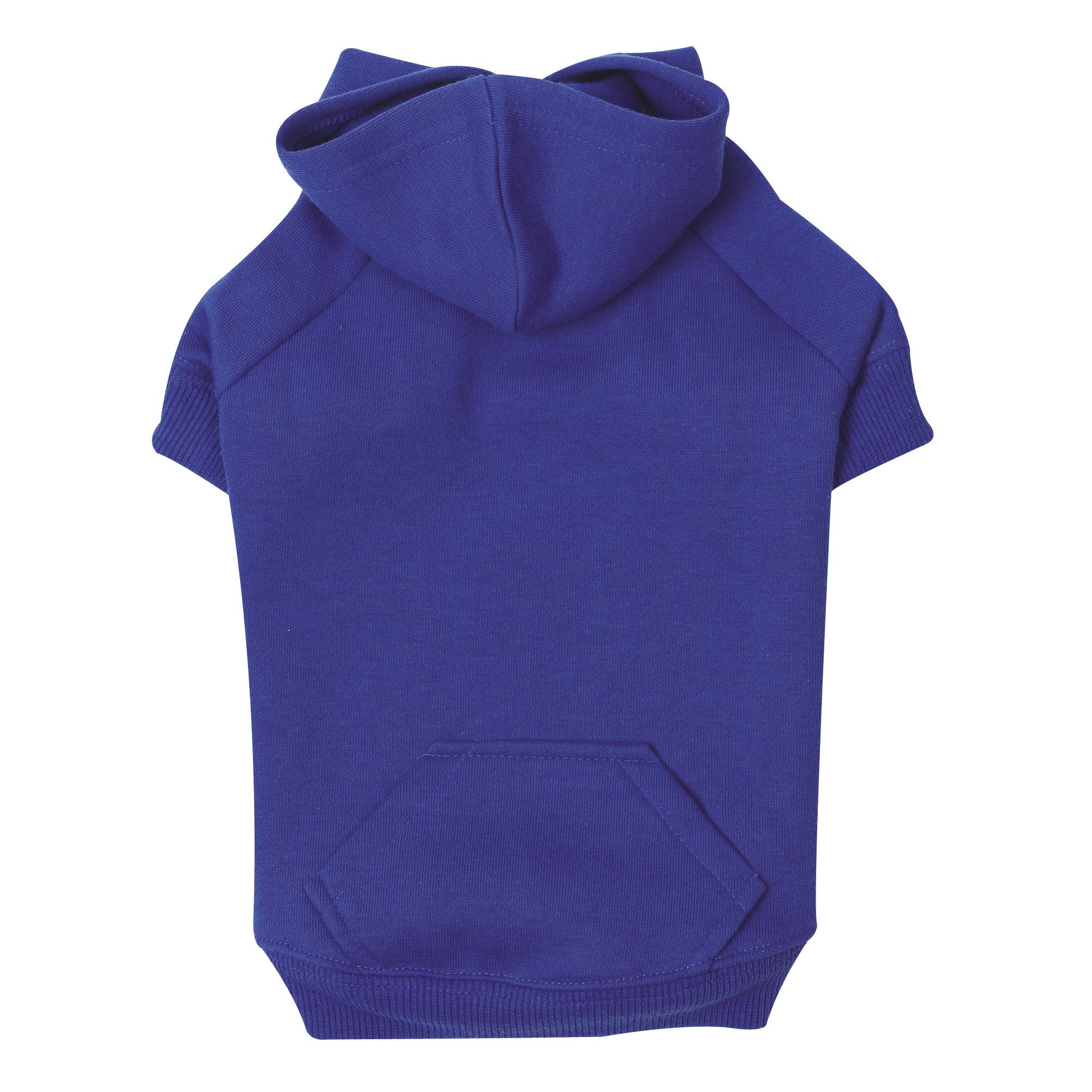 Zack & Zoey Basic Hoodie For Dogs, 12' Small, Nautical Blue
