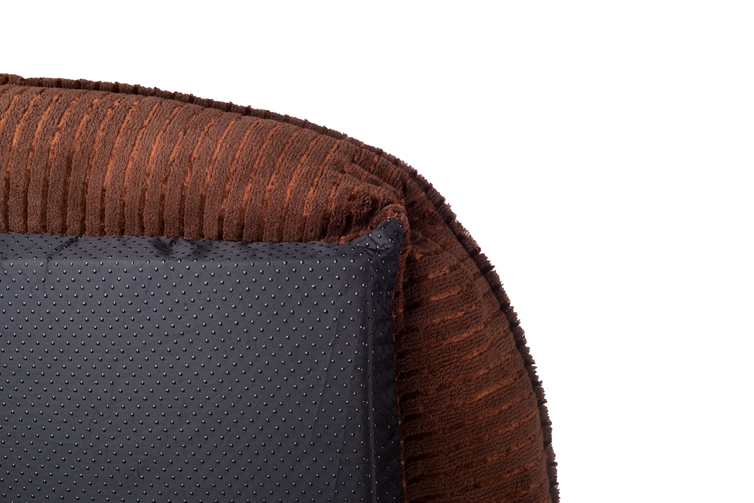 Long Rich Pet Bed For Dogs And Cats - Soft Cozy Corduroy Pet Bed, Egg Crate Orthopedic Foam Dog Bed, Removable Machine Washable