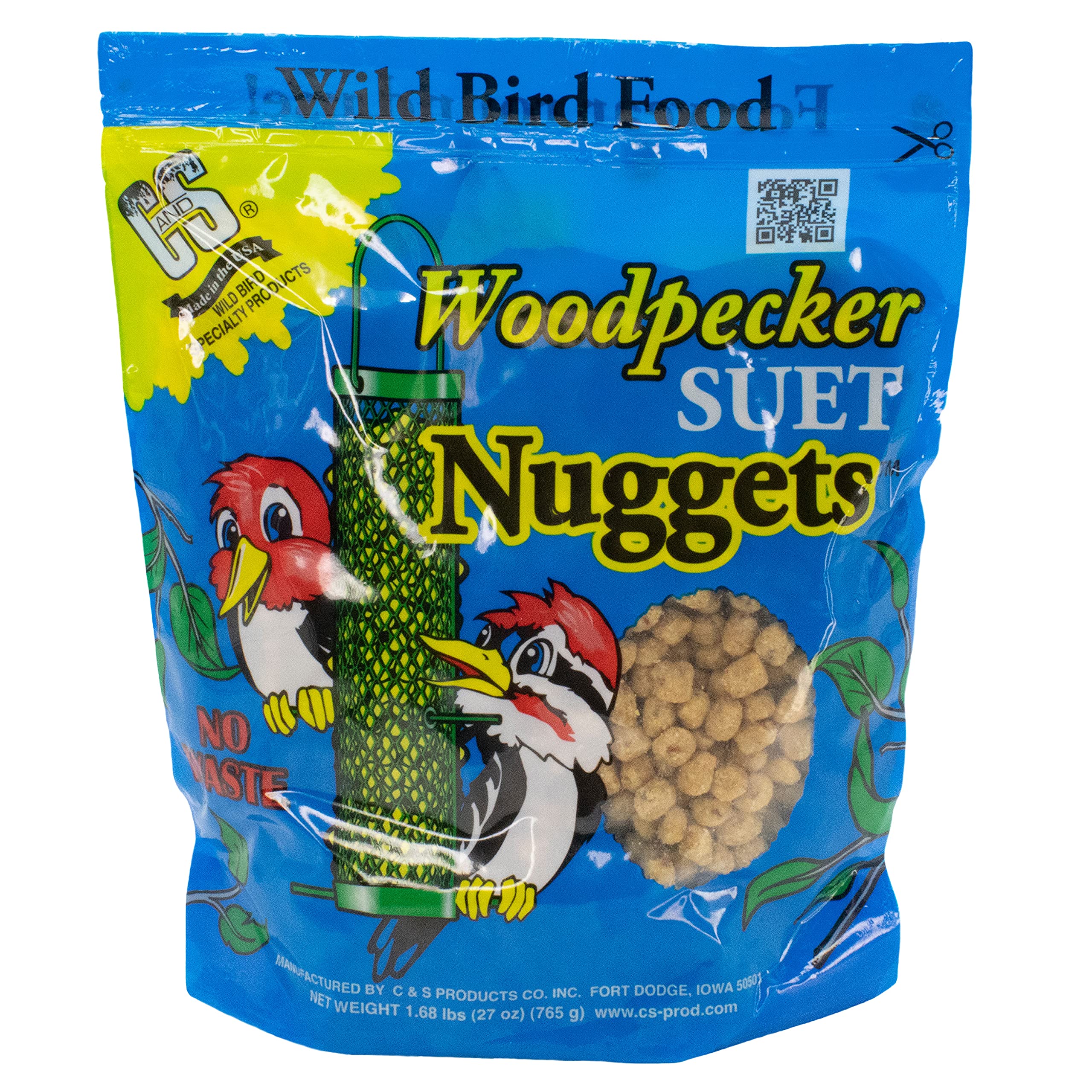 C&S Woodpecker Suet Nuggets Single Packs, 27 oz, None