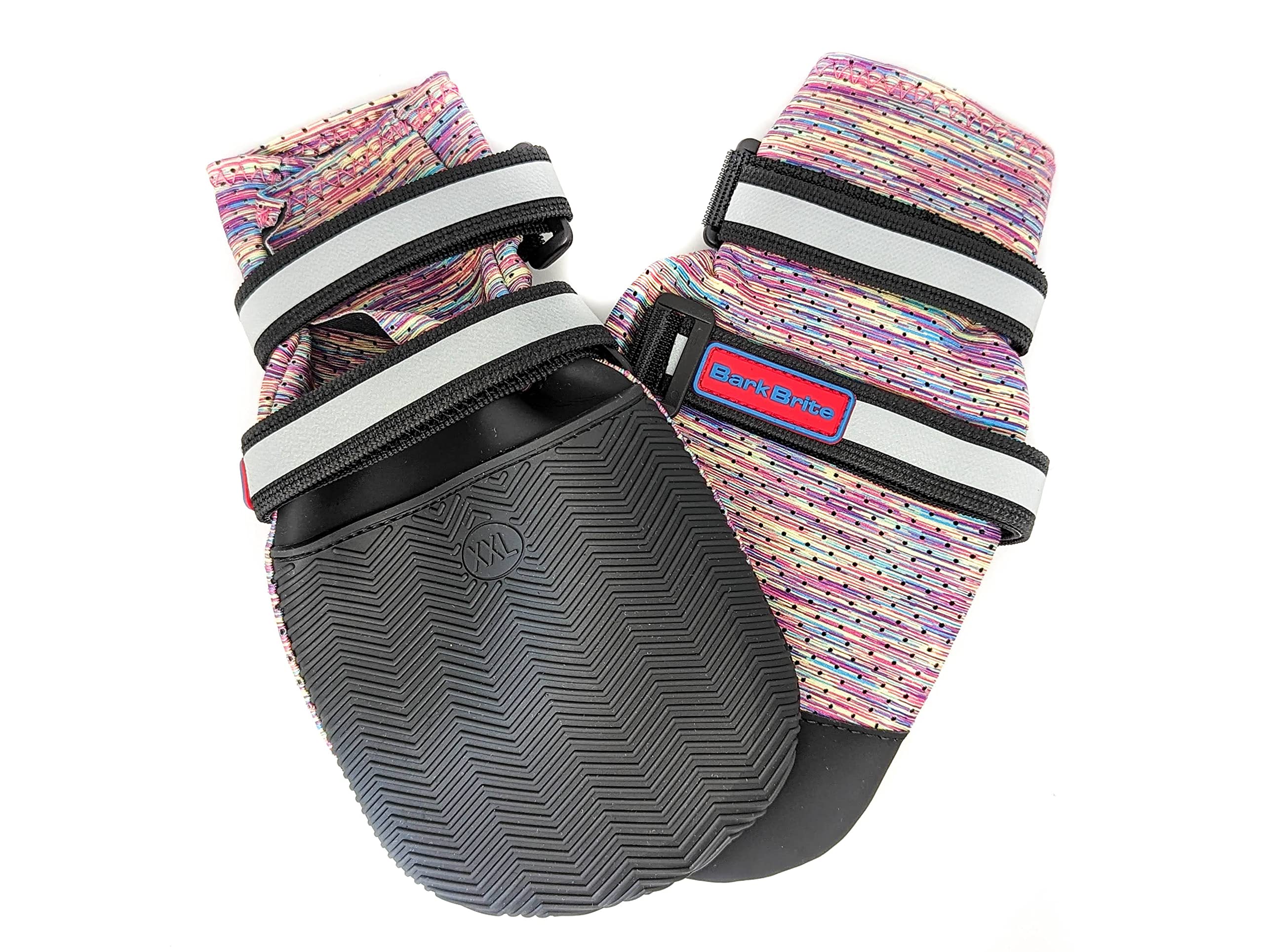 Bark Brite Lightweight Neoprene Paw Protector Dog Boots Designed For Comfort And Breathability In 5 Sizes (Lavender Xxl)