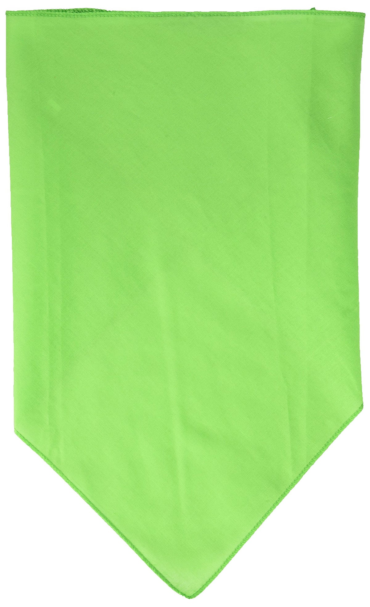 Pet Dog & Cat Bandana Blank, Plain (Available in 14 Colors) Lime Green Large