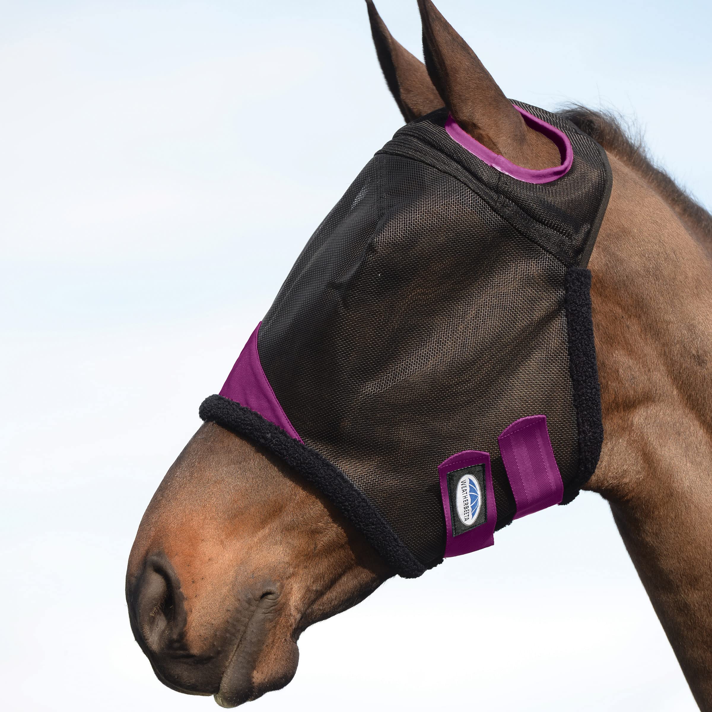 WeatherBeeta ComFiTec Durable Mesh Mask, Black/Purple, Cob