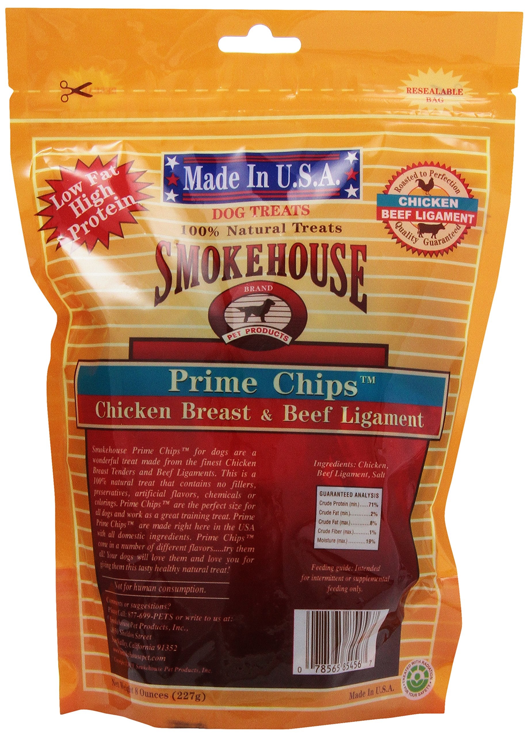 Smokehouse Treats Prime Chicken & Beef Chips - 8 oz