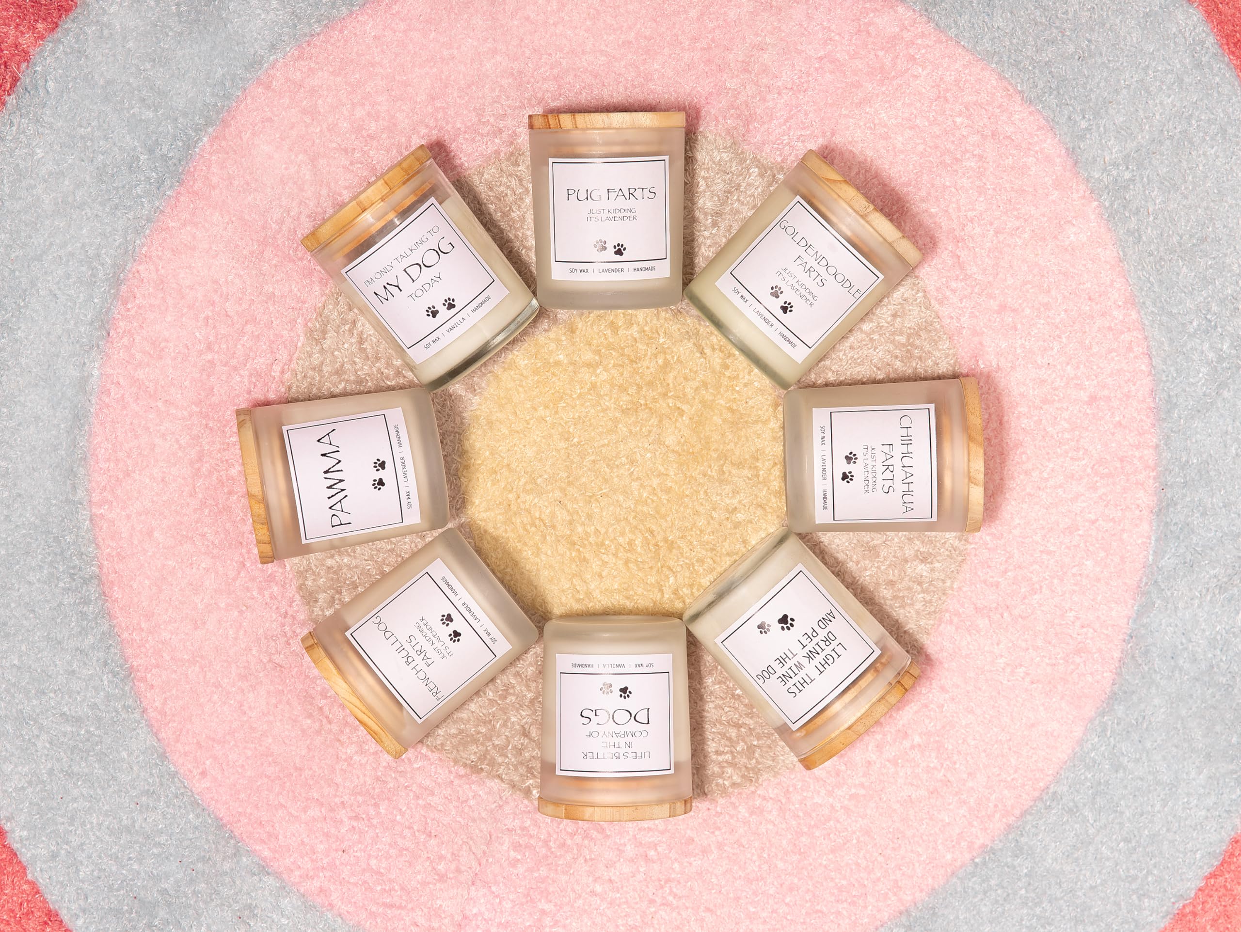 No Longer By Our Side But Forever In Our Hearts Candle - Dog Memorial Gifts For Loss Of Dog, Pet Loss Sympathy Gifts, Pet Friend