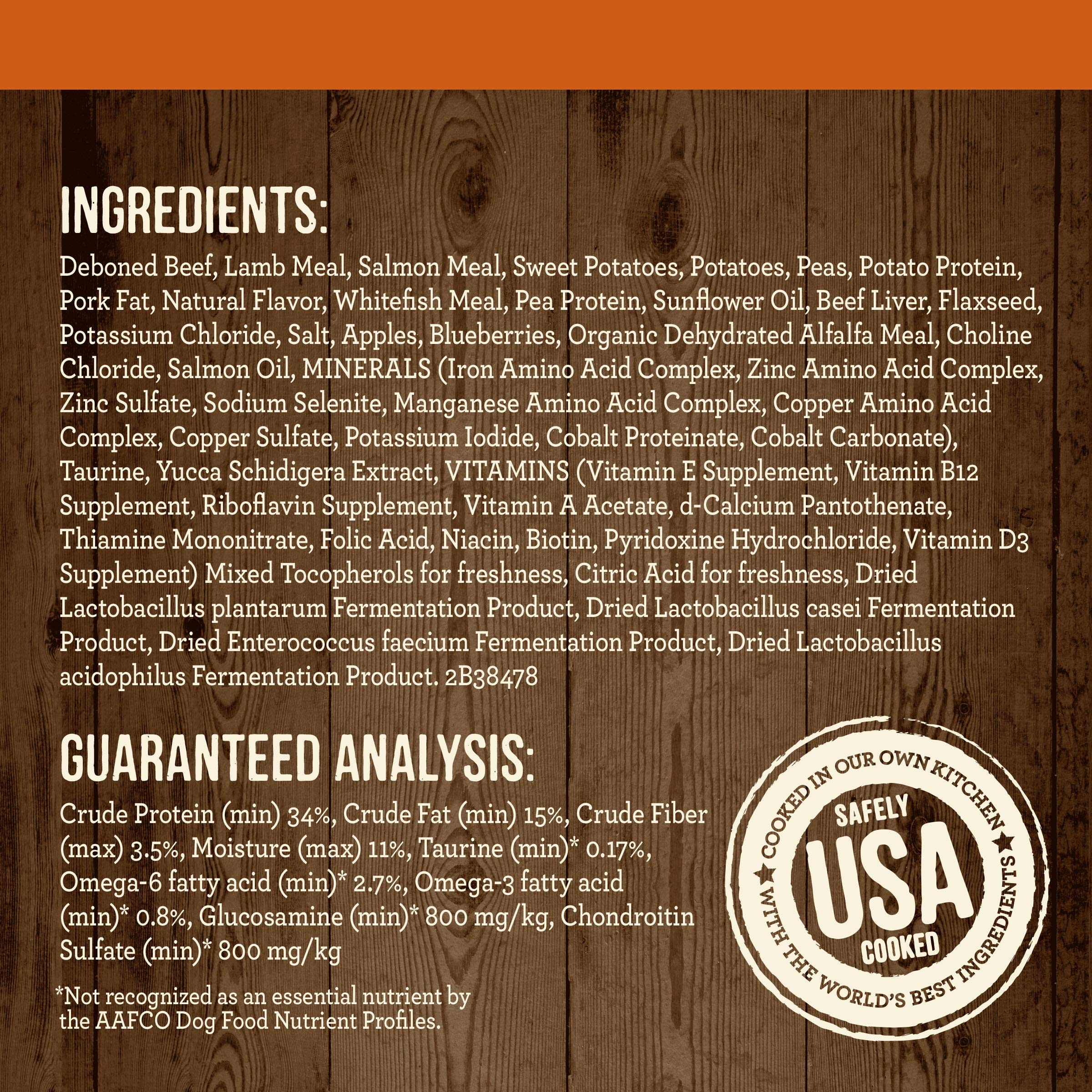 Merrick Premium Grain Free Dry Adult Dog Food, Wholesome And Natural Kibble, Real Texas Beef And Sweet Potato - 4.0 lb. Bag