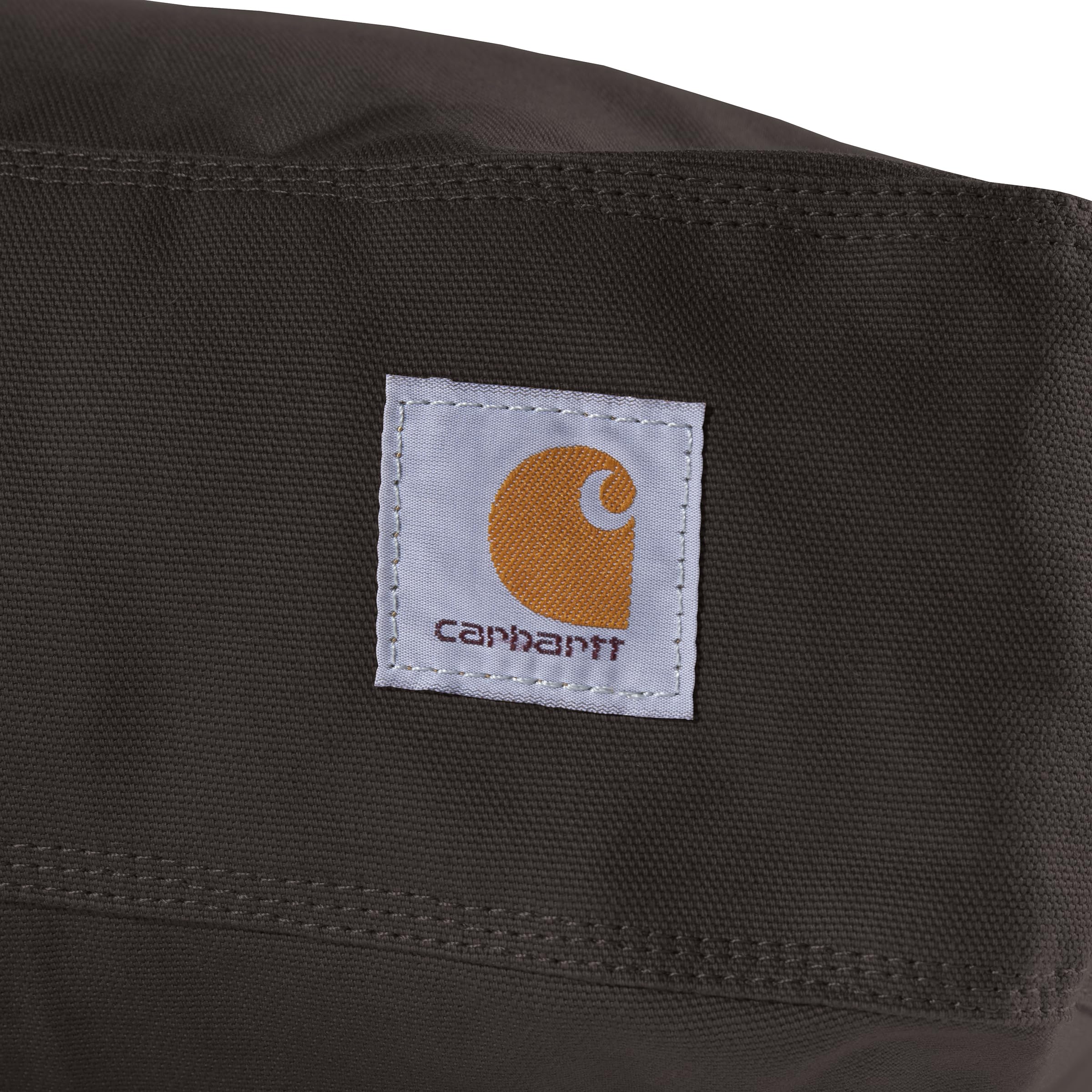 Carhartt Durable Canvas Pet Bed, Water Resistant Firm Duck Dog Bed, Dark Brown, Medium