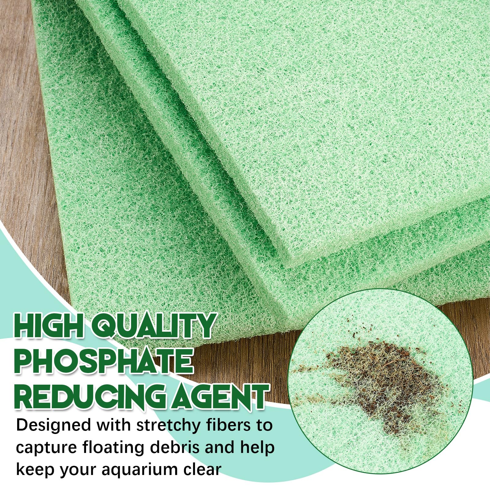 Treela 10 X 36 Inch Phosphate Reducer Filter Pad Fish Tank Filter Pads Phosphate Remover Aquarium Cut To Fit For Aquariums And P