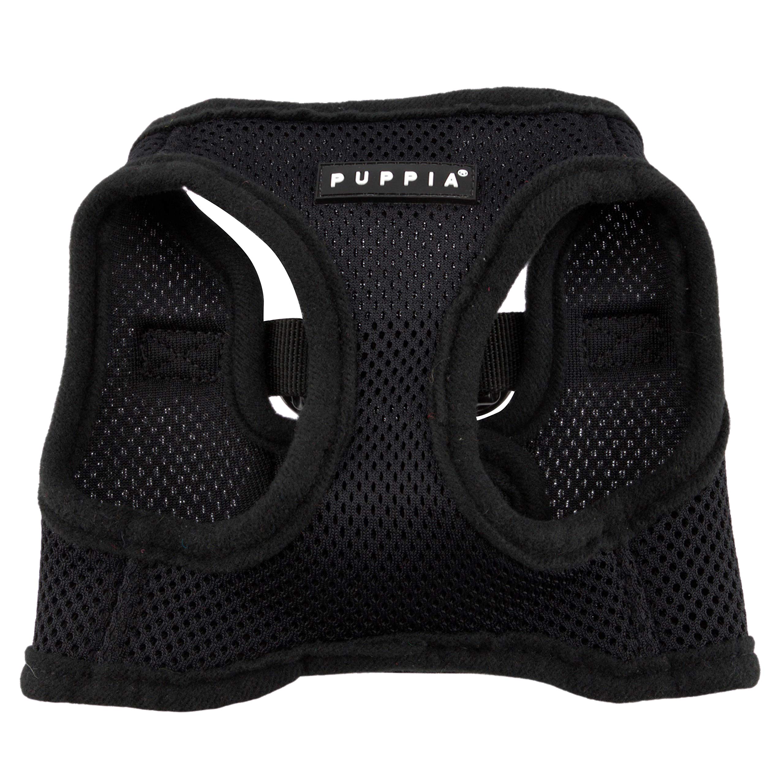Puppia Soft Vest Dog Harness - Black - Large