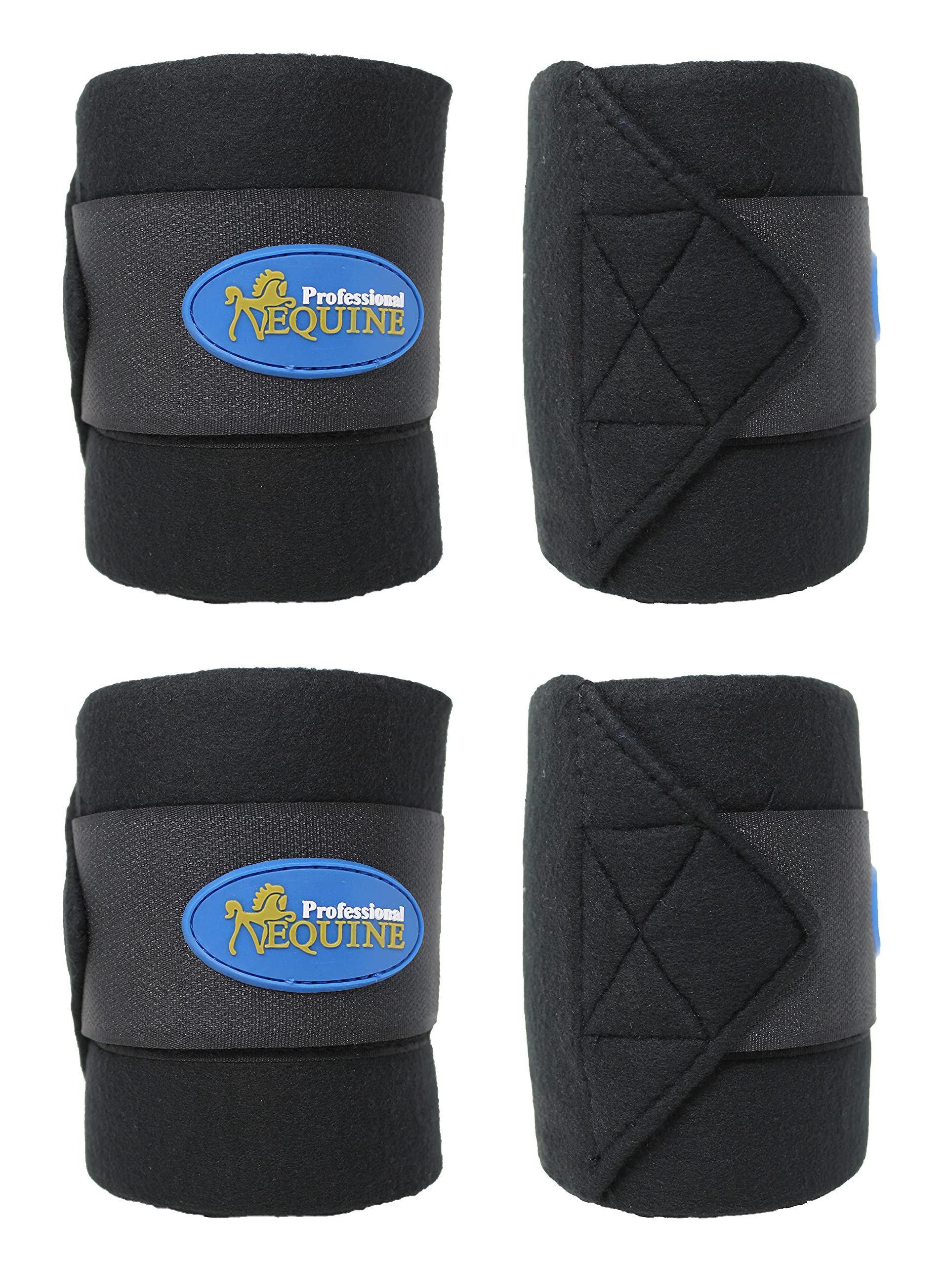 Challenger Horse Tack Grooming Leg Set Of 4 Fleece Polo Wrap Turquoise 95R15