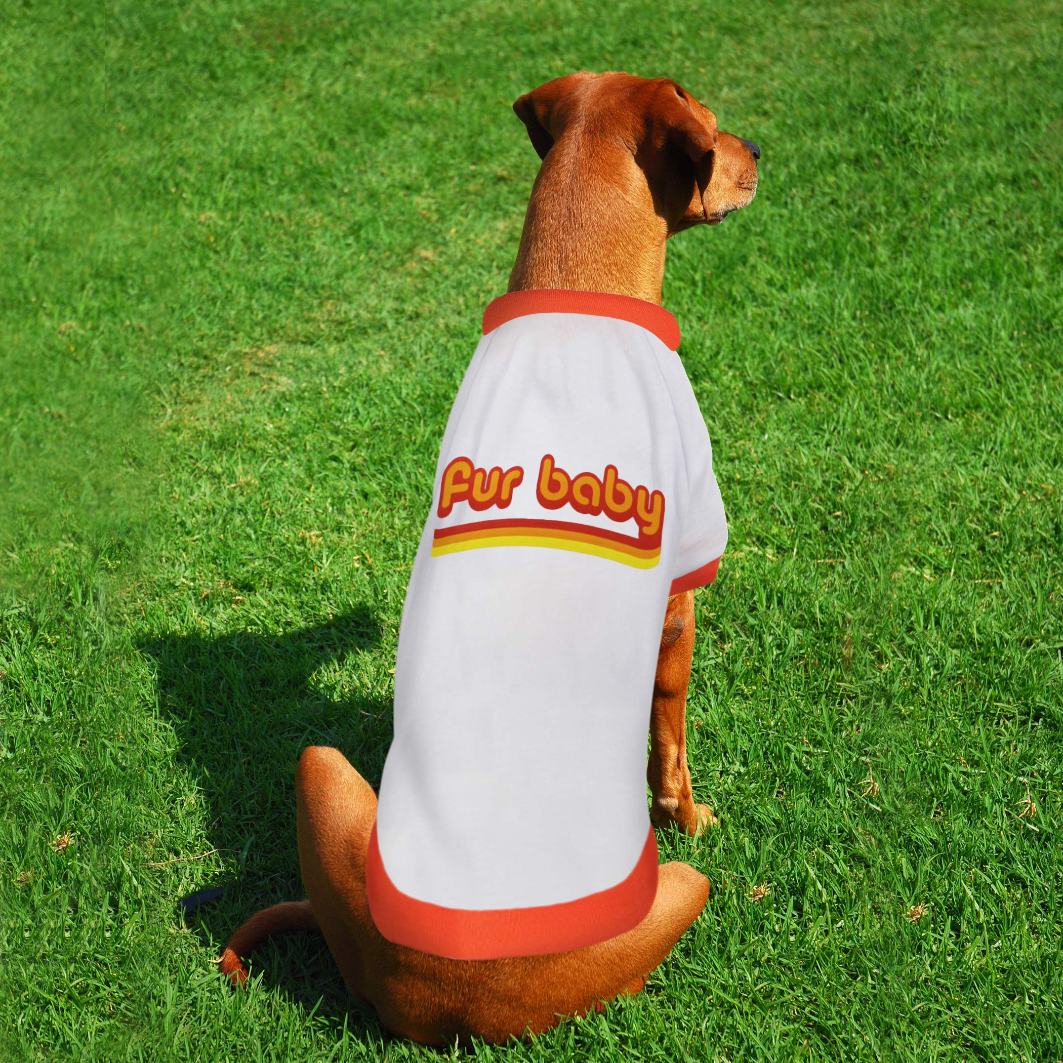 Laur Diy Pet Tee Shirt - Fur Baby - Laurdiy Dog Shirt, X-Large