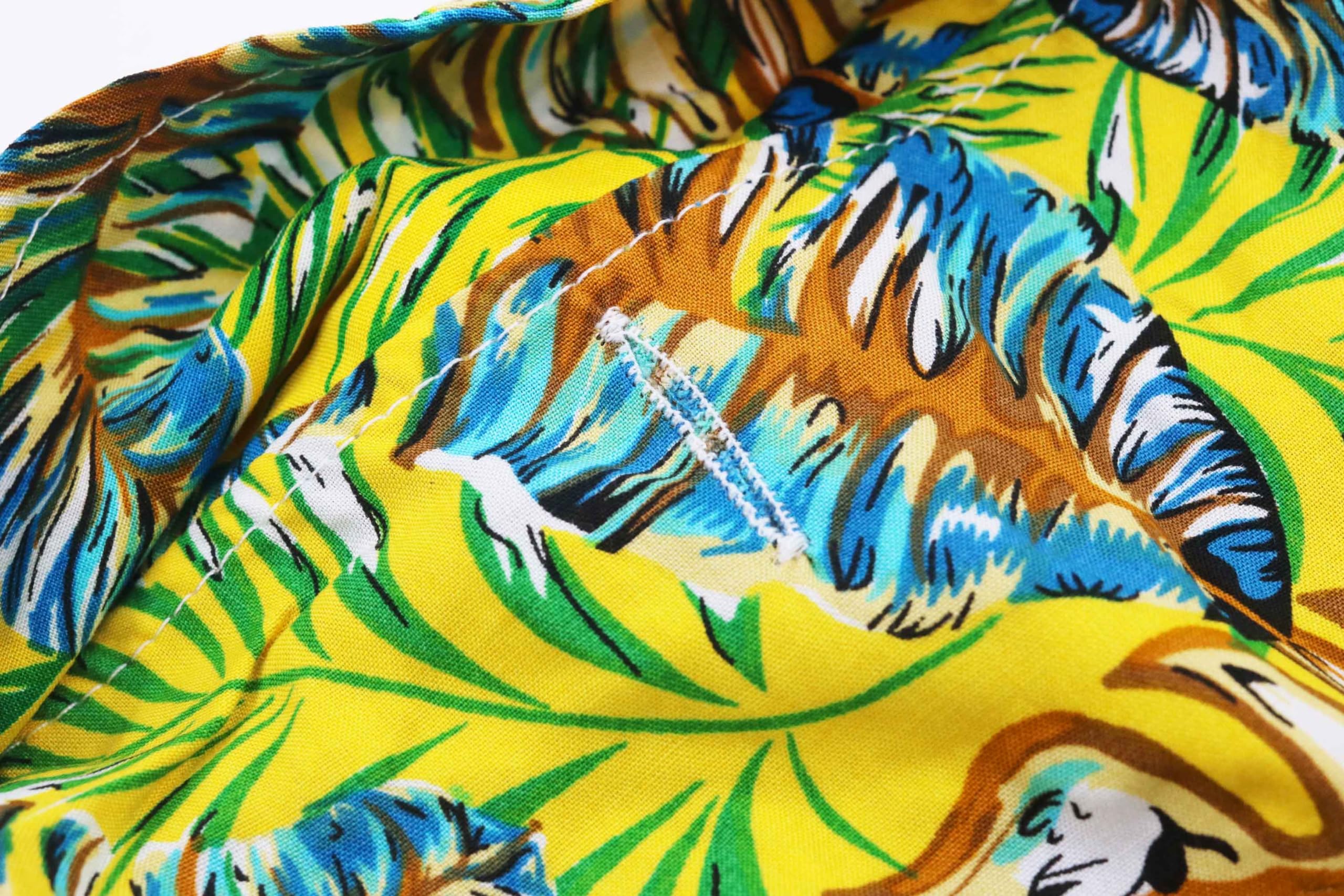 Droolingdog Small Dog Hawaiian Shirt Dog Hawaii Summer T-Shirt Beach Shirt For Small Dogs, Xs